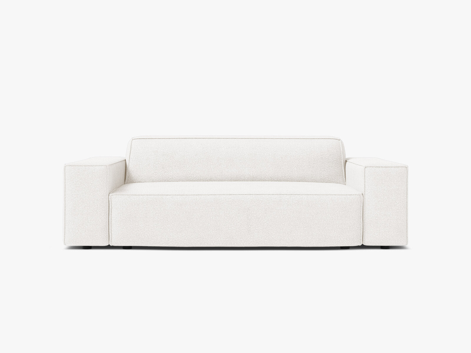 Micadoni Jodie Sofa 2-Sitzer Boucle Baloo Weiß