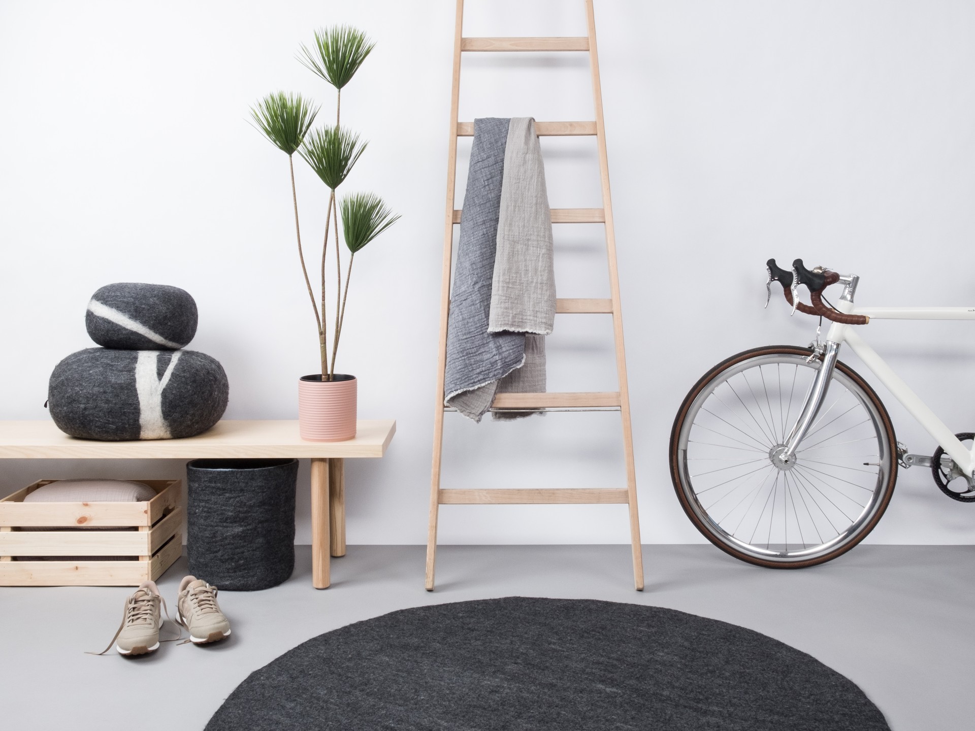 myfelt Hugo Filzteppich - 70 cm
