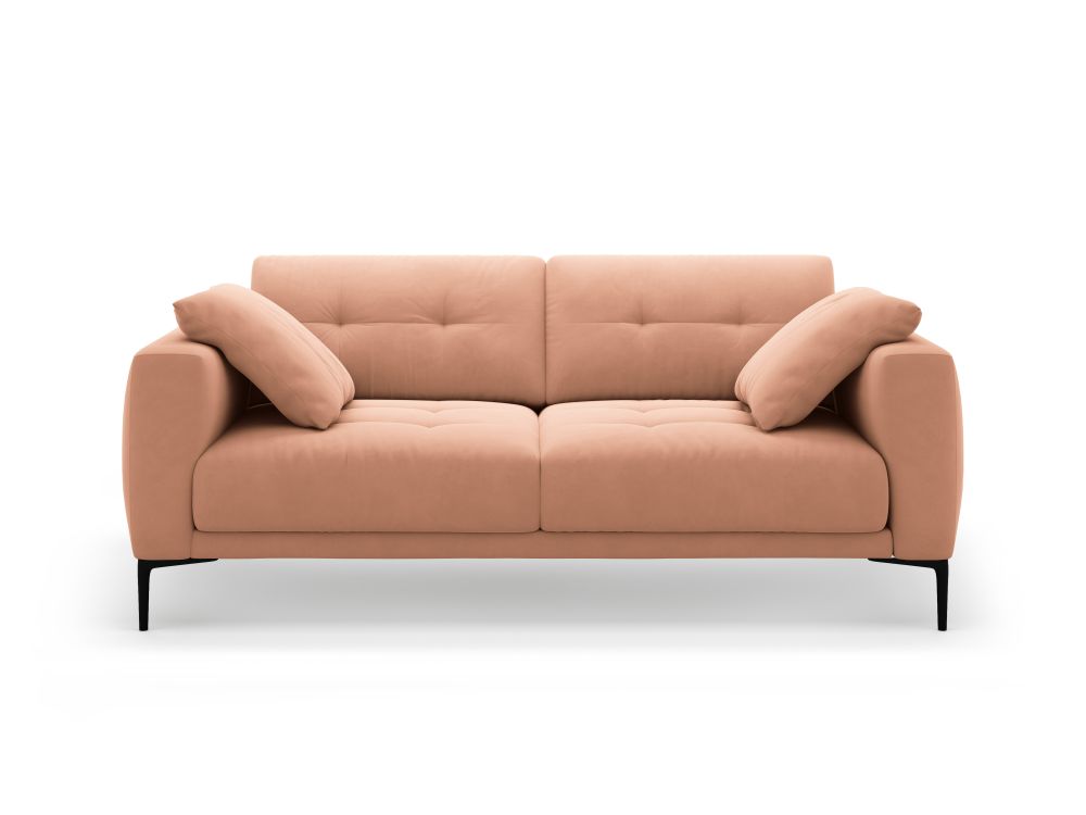 Cosmopolitan Design Sofa Lazio 3-Sitzer Samt Salvador Rosa