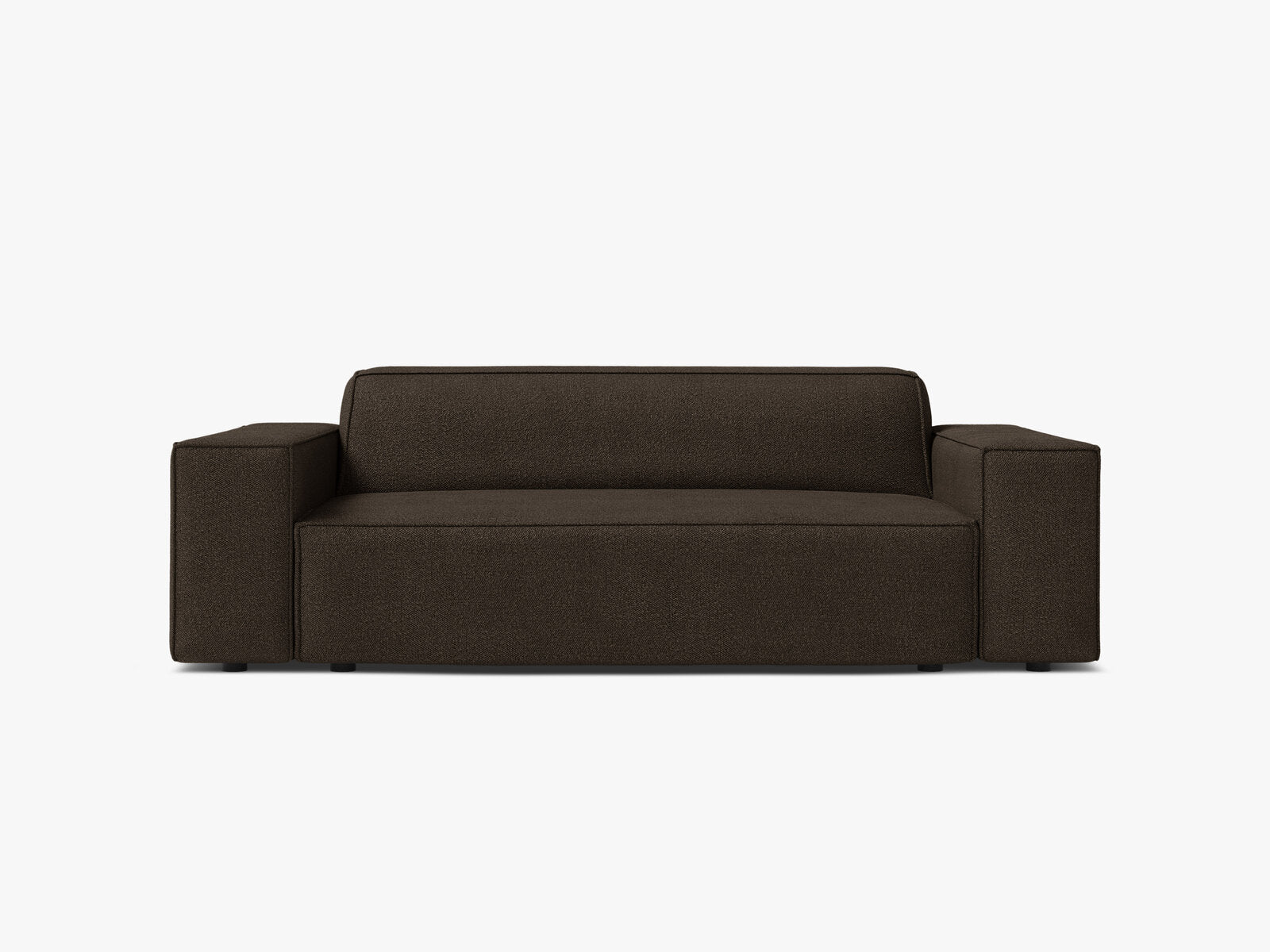 Micadoni Jodie Sofa 2-Sitzer Boucle Baloo Braun