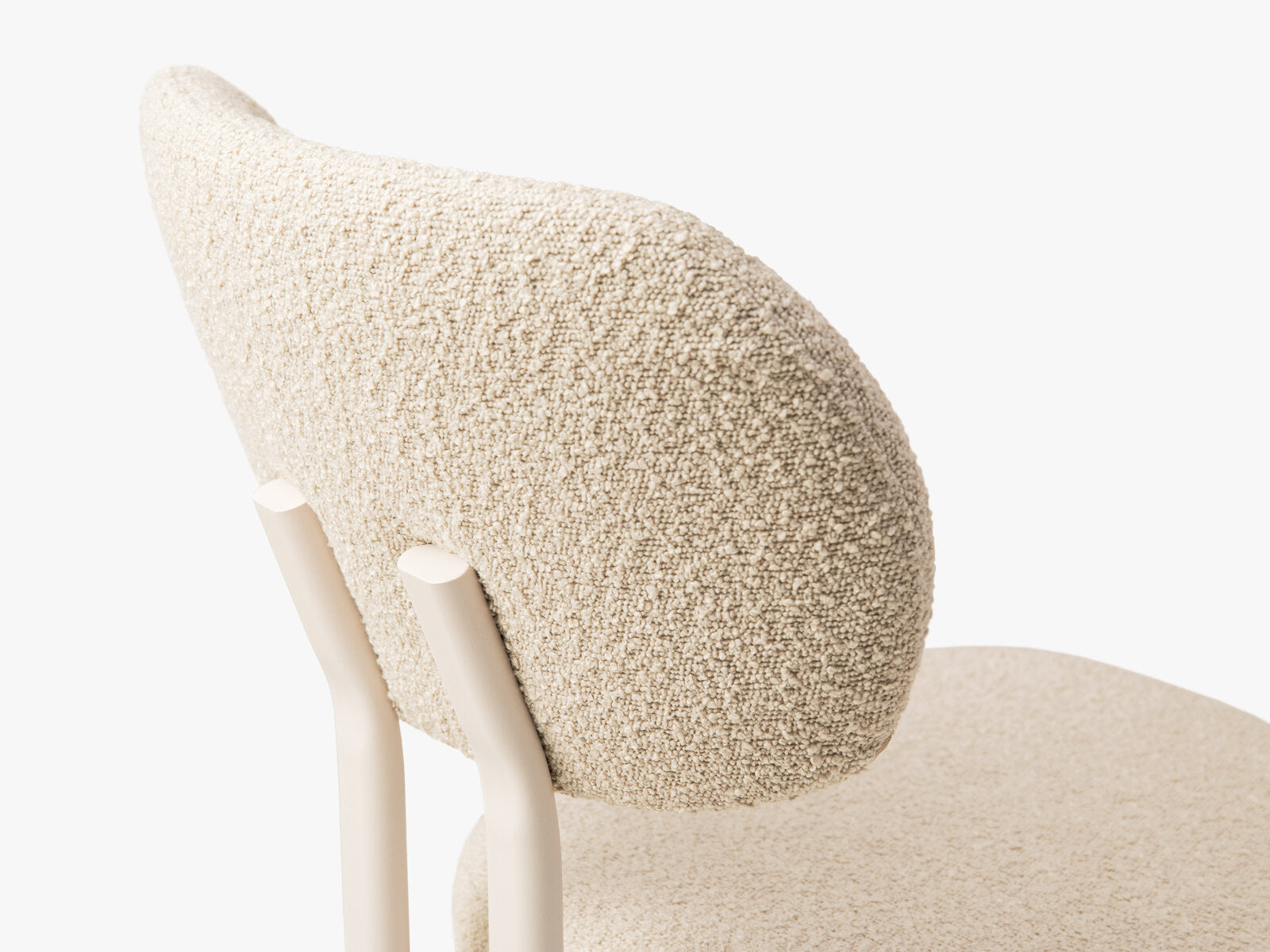 Micadoni Stuhl Sam Boucle Baloo Beige Creme