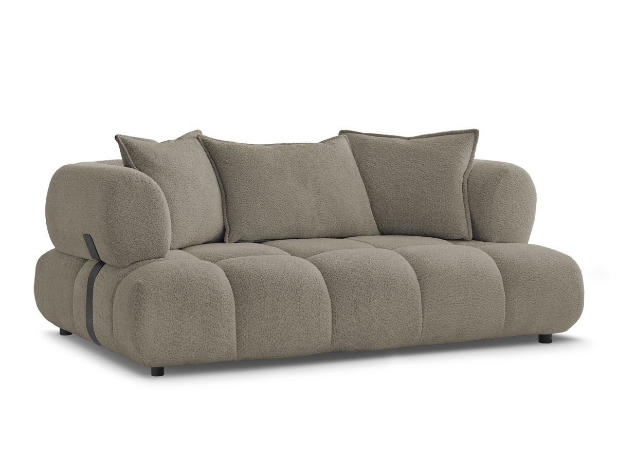Bobochic Alya Sofa 2-Sitzer Bouclé-Stoff Taupe
