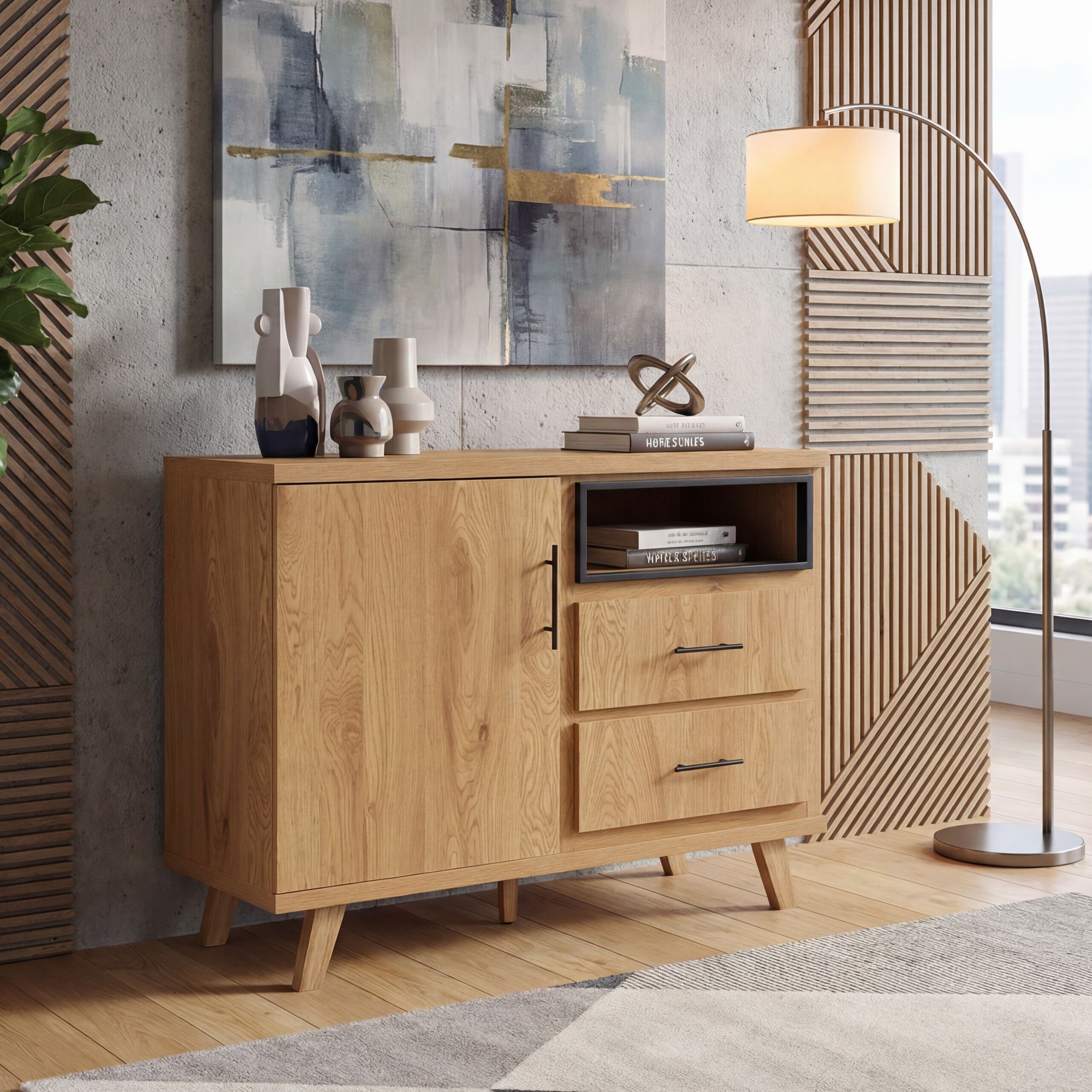 Sideboard Stranda Braun 116 × 40 × 95 cm