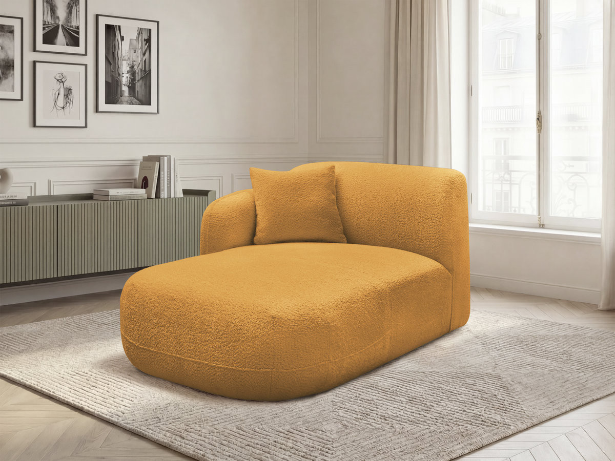 Bobochic Anda Méridienne-Modul Chenille Gelb Ecke links