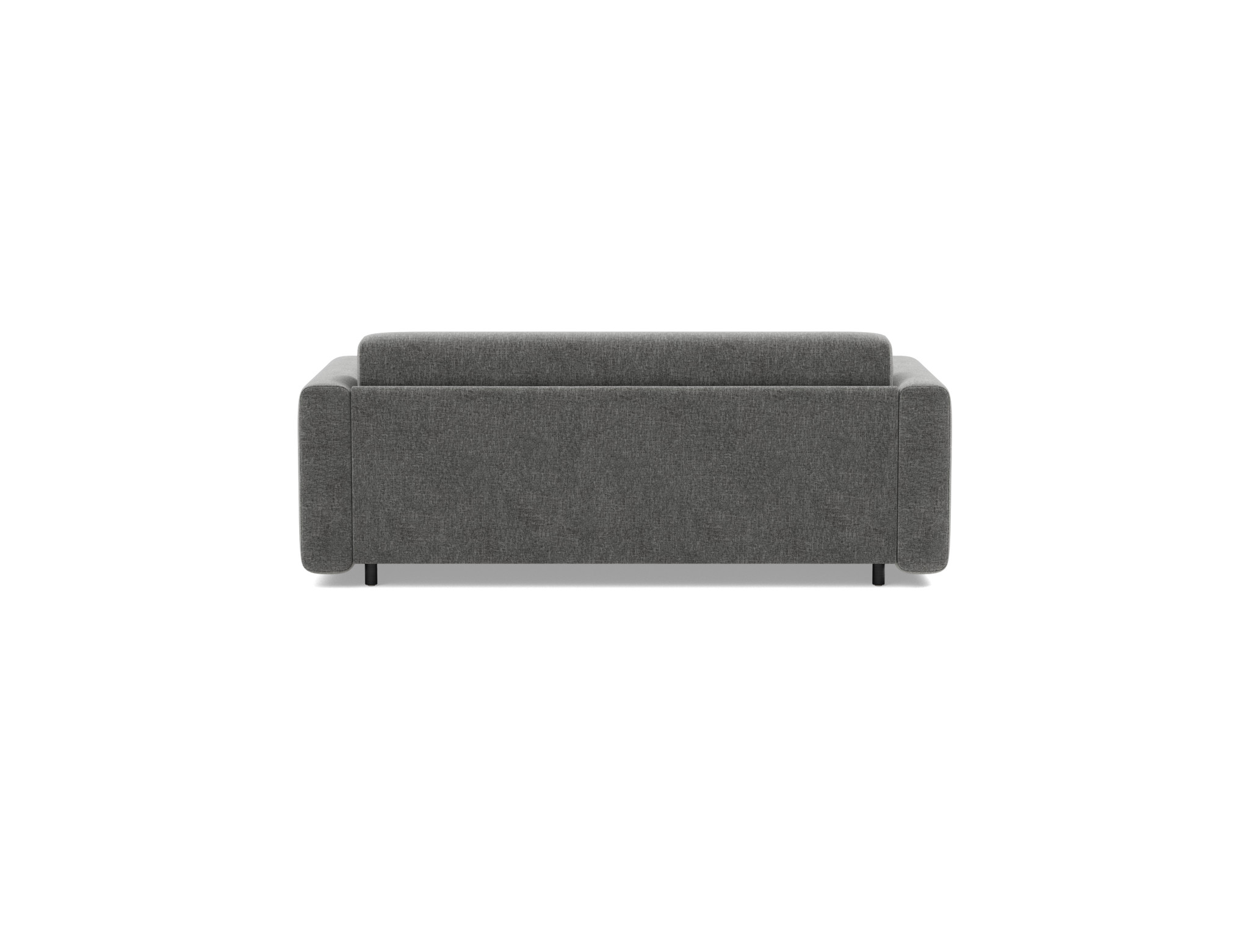 Schlafsofa Killian mit Memory-Matratze 140 Strukturierter Stoff Twist 563-Charcoal