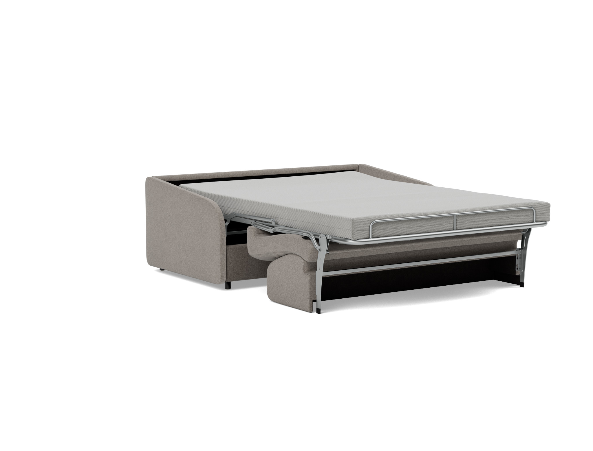 Schlafsofa Eivor mit Memory-Matratze 140 Flachgewebe Mixed Dance 521-Grey