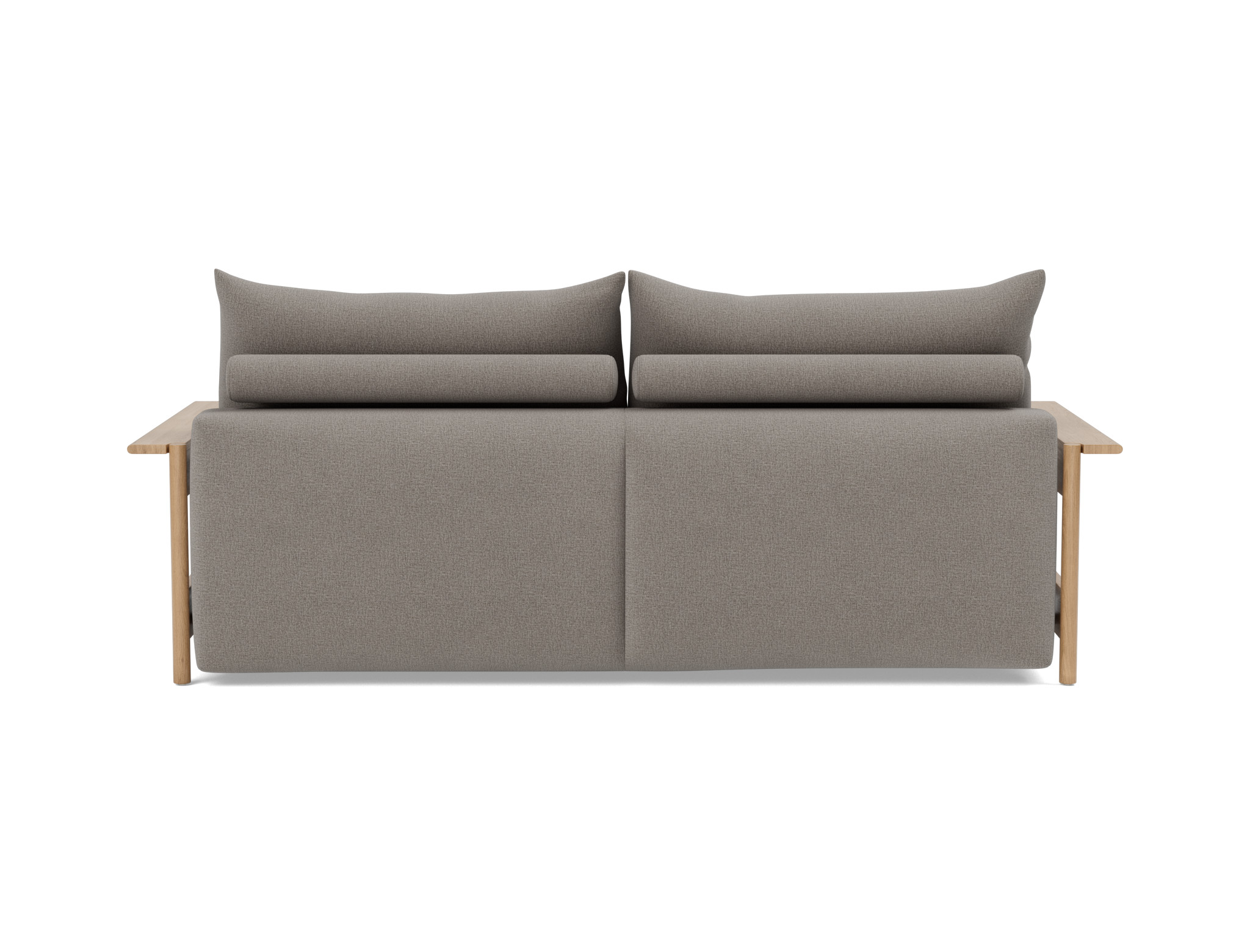 Schlafsofa Malloy Wood Flachgewebe Mixed Dance 521-Grey