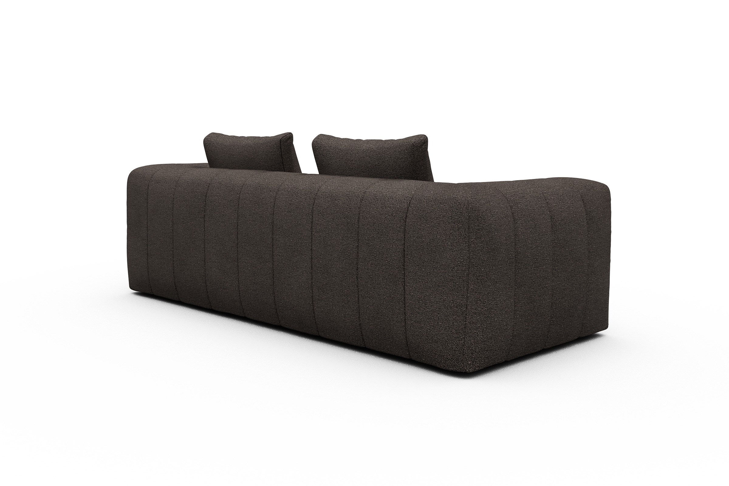 Sofa Hugo 3-Sitzer Boucle-Taupe