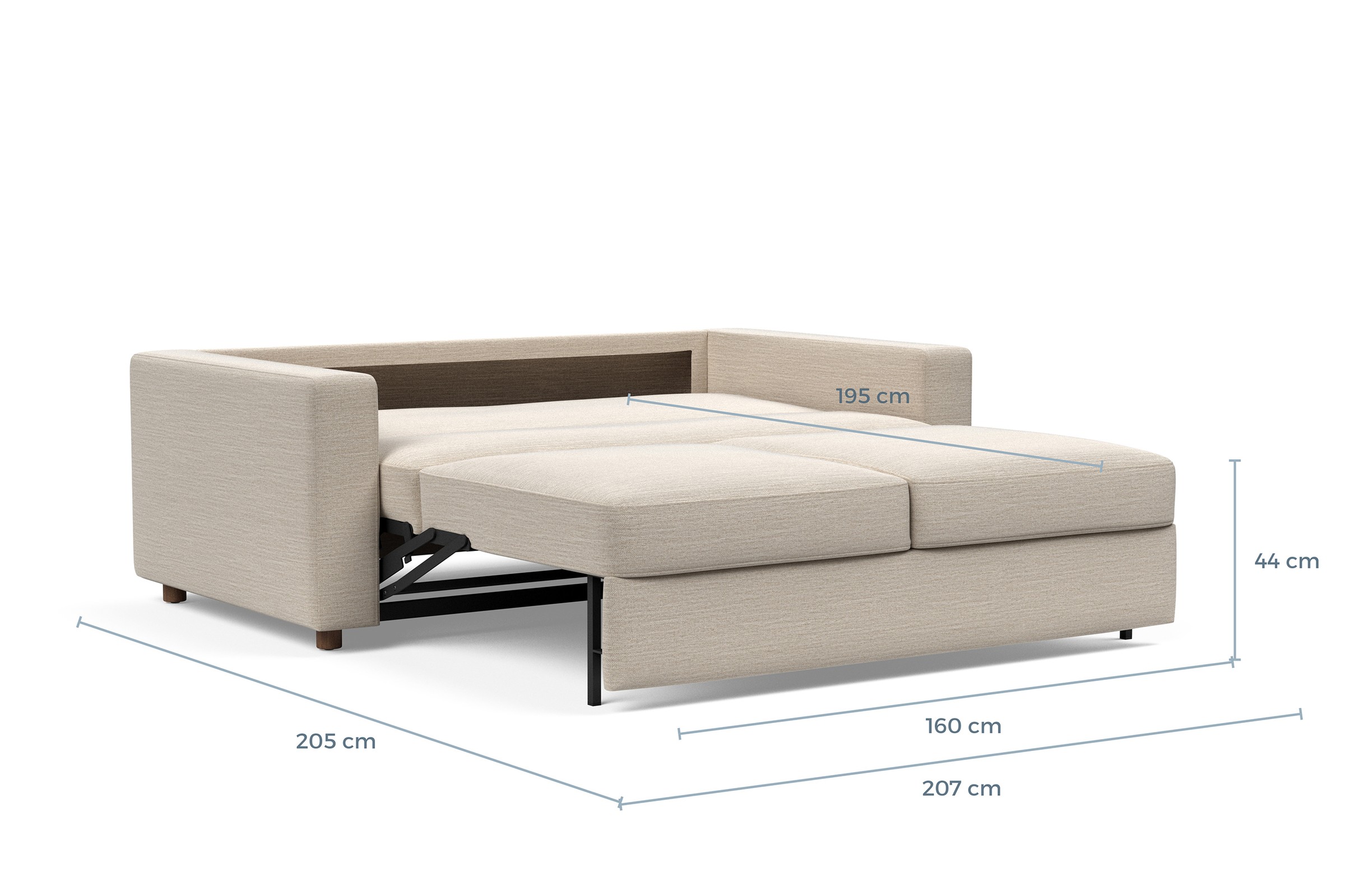 Schlafsofa Neah mit Standard-Armlehnen