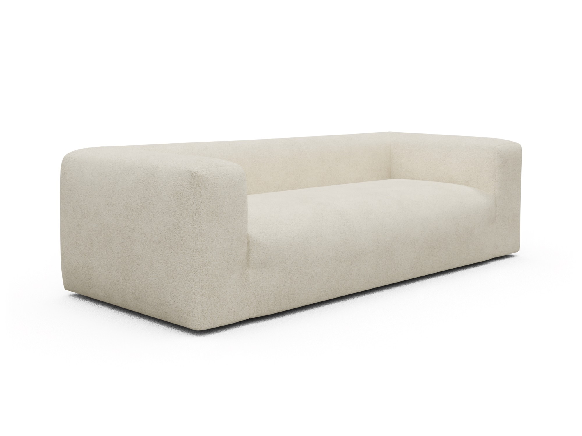 Skandi Home Sofa Fred 3-Sitzer Boucle-Off-White moebelfaktor