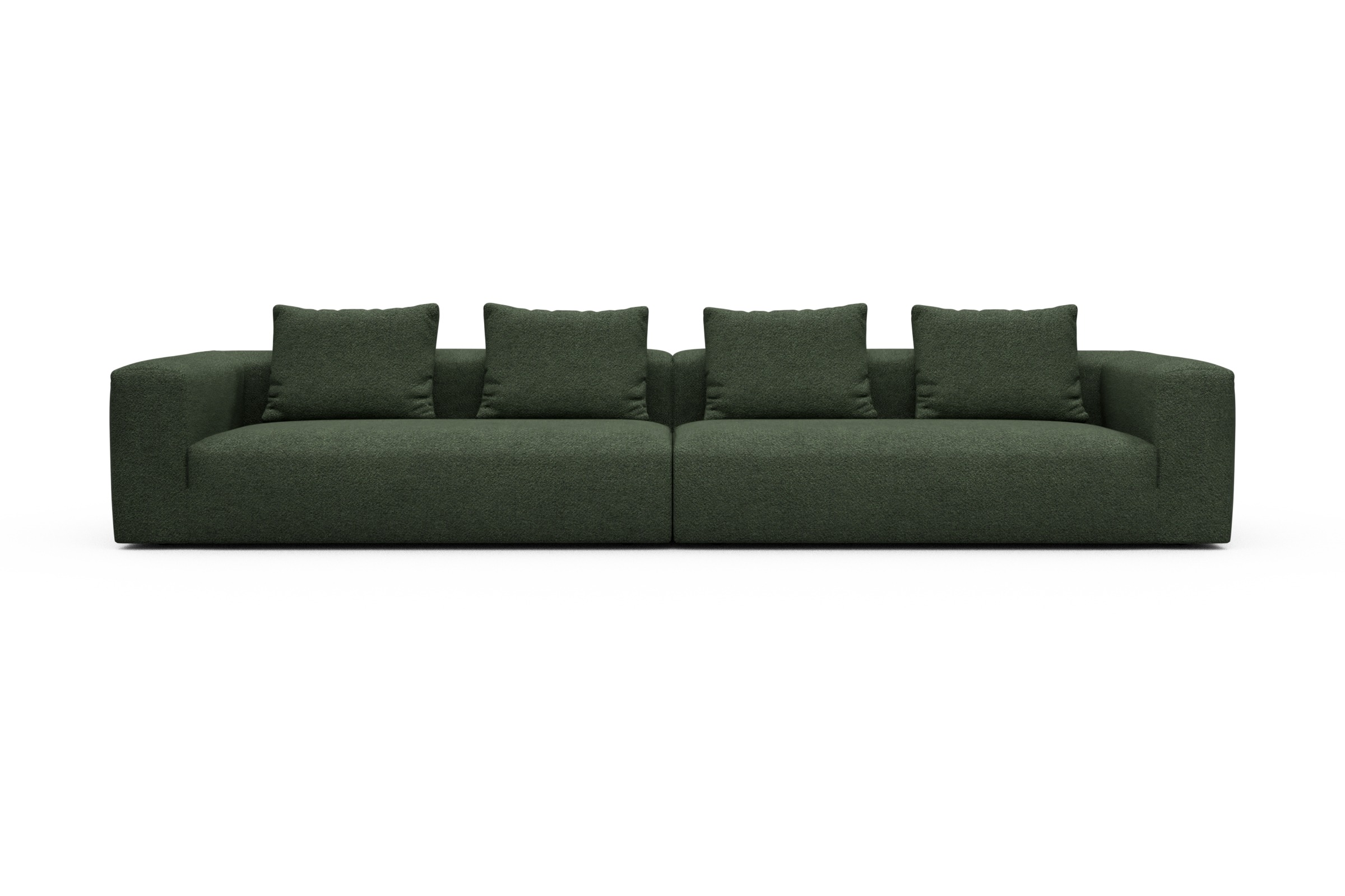 Skandi Home Modulares XXL Sofa Fred 5-Sitzer Vanora-Deep-Green moebelfaktor
