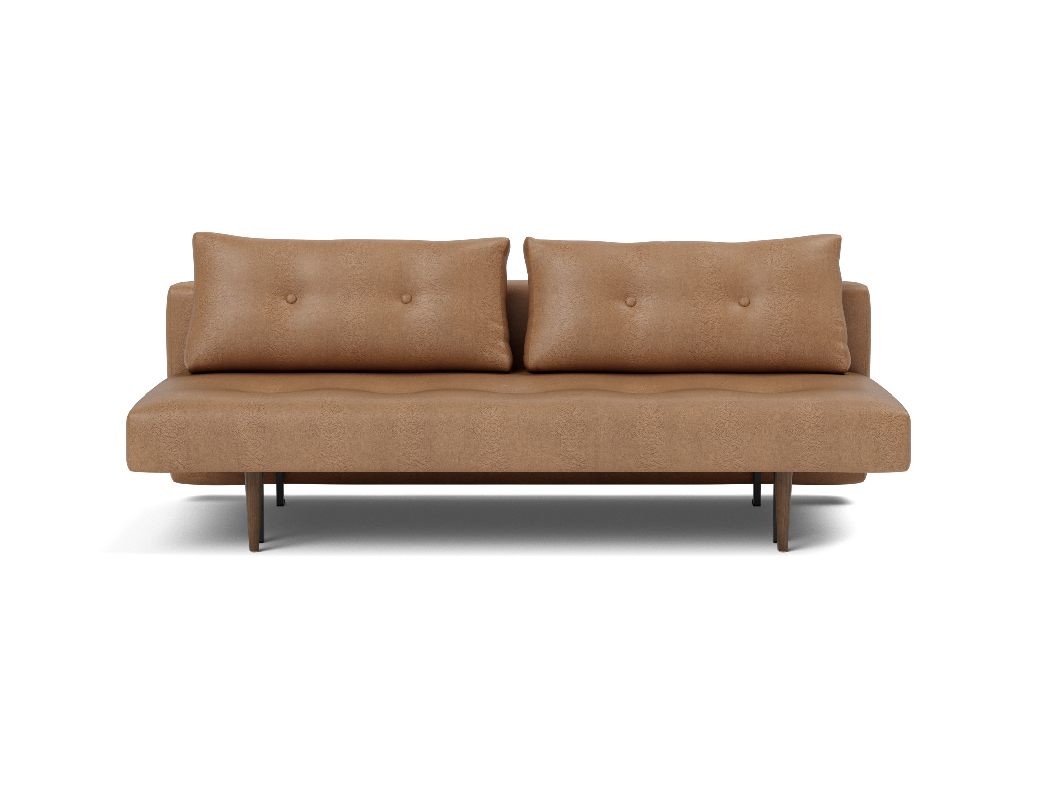 Schlafsofa Recast Lederoptik Faunal 551-Brown
