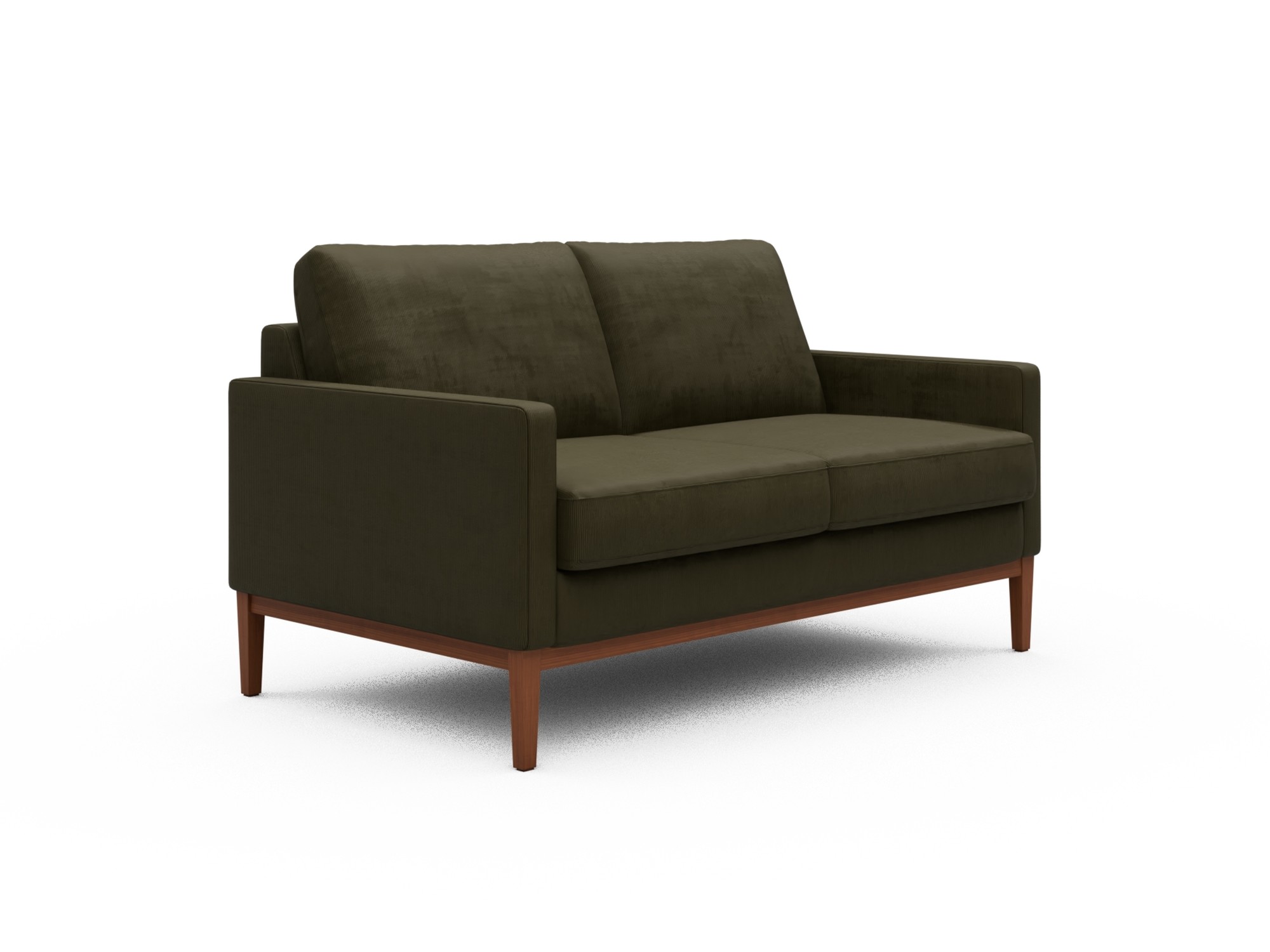 Skandi Home Sofa Bodo 2-Sitzer Cordufine-Pine-Green moebelfaktor