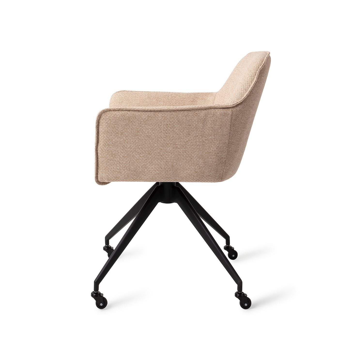 Jesper Home Esszimmerstuhl Hofu Wild Walnut Glide Schwarz