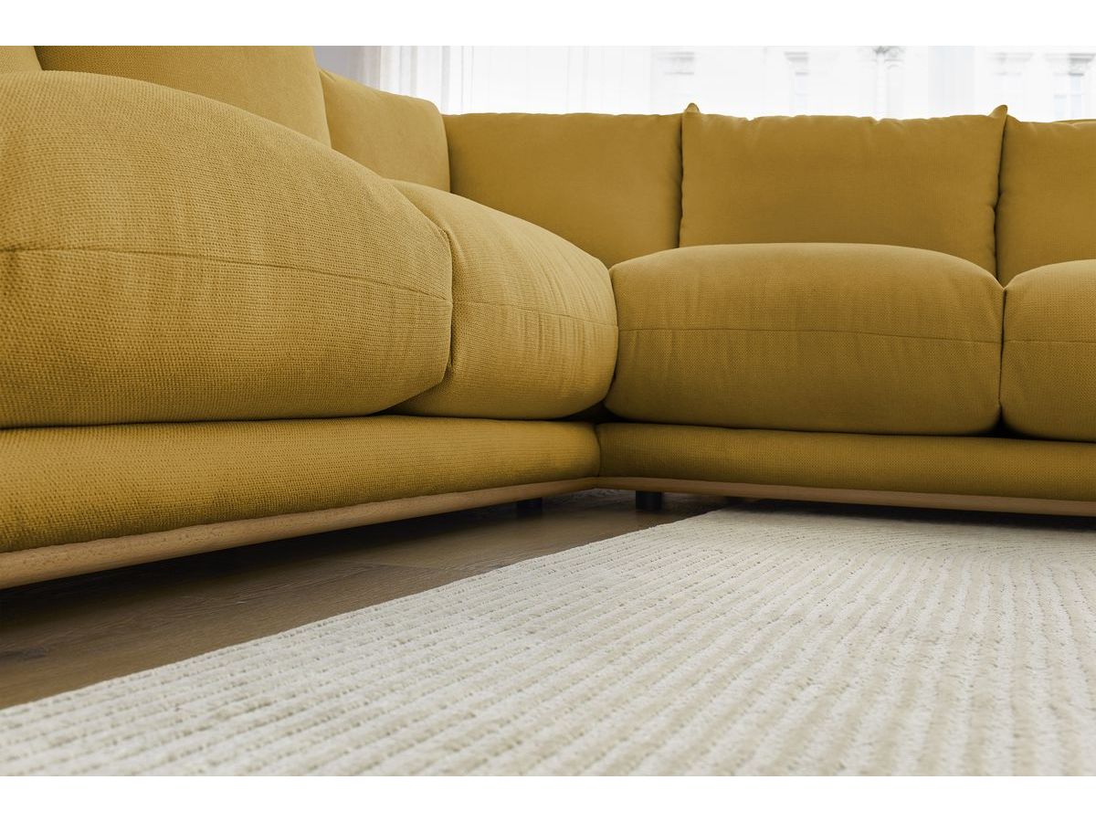 Bobochic Ernest Ecksofa Stoff Gelb