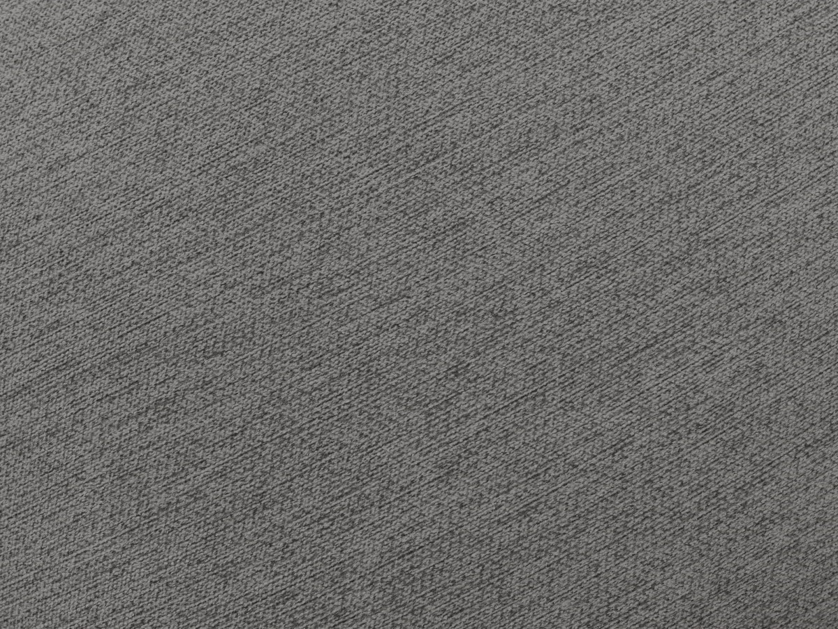 Bobochic Mont-blanc Ecksofa mit Pouf Melange-Stoff Dunkelgrau Ecke rechts