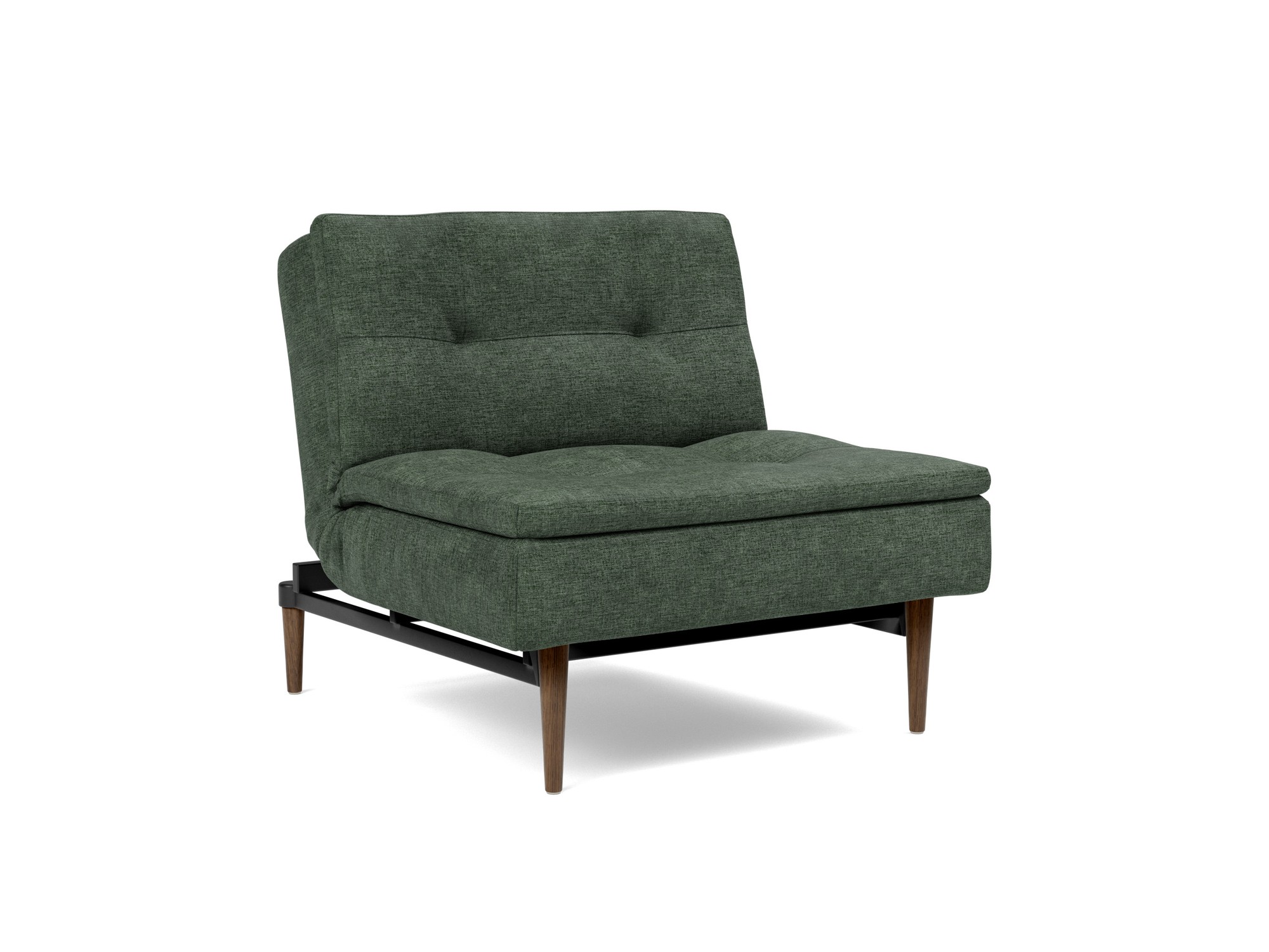 Sessel Dublexo Flachgewebe Avella 281-Pine-Green Beine Styletto Eiche dunkel