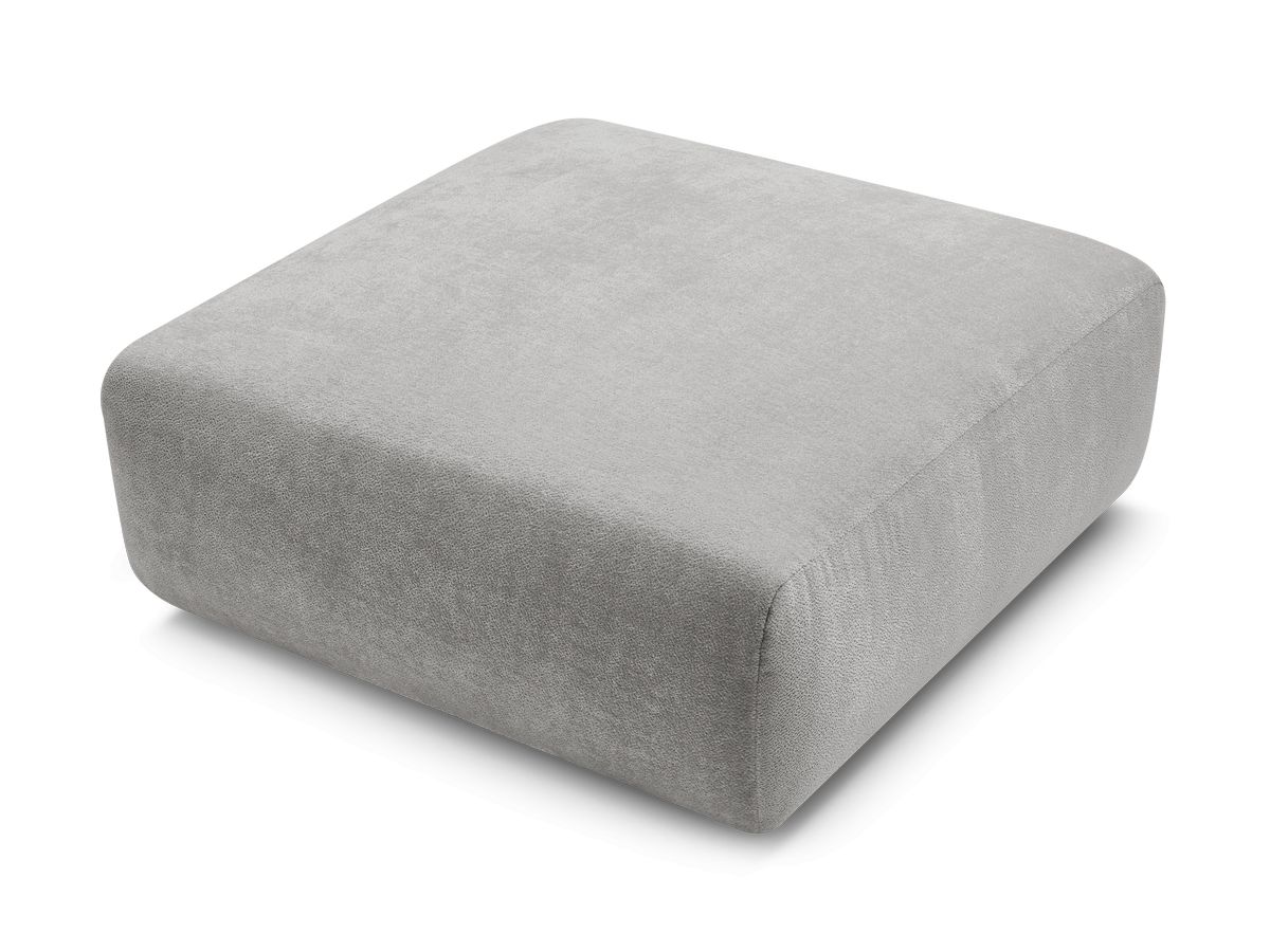 Bobochic Lucien Pouf Stoff Hellgrau
