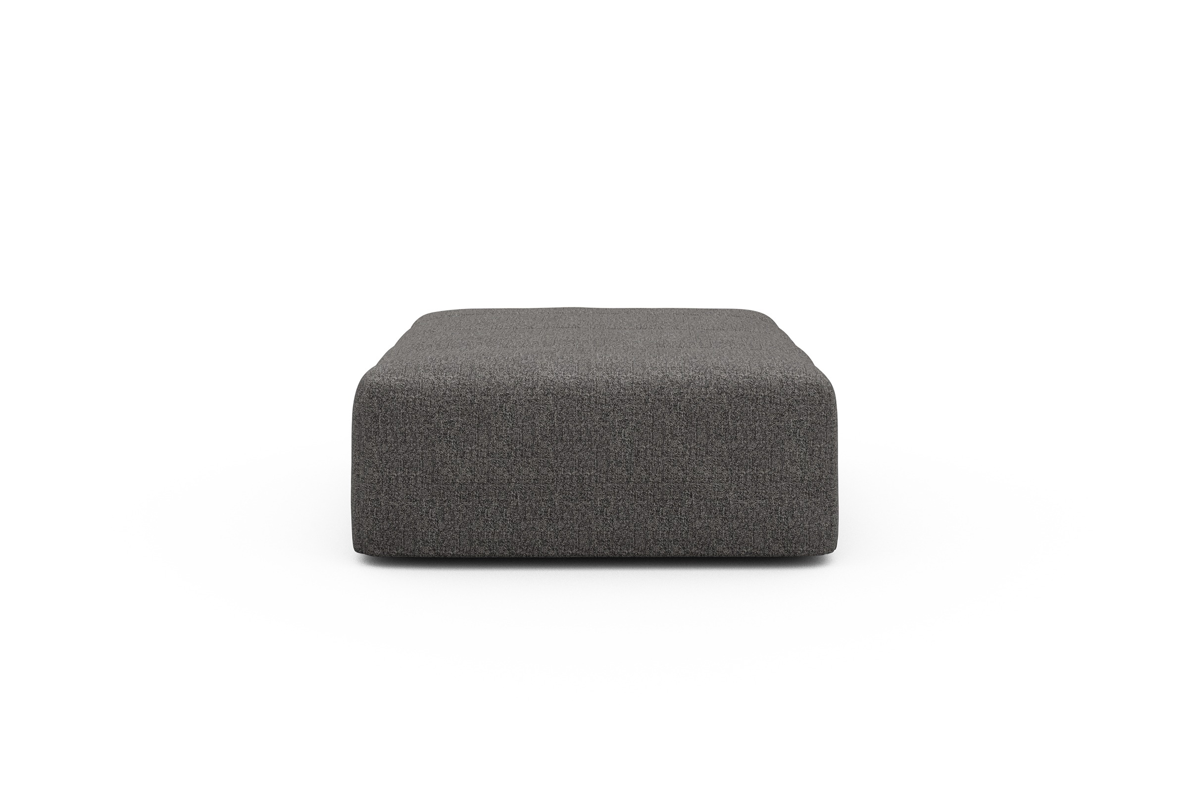 Sitzhocker Hugo Ottomane Carreno-Salt-and-Pepper