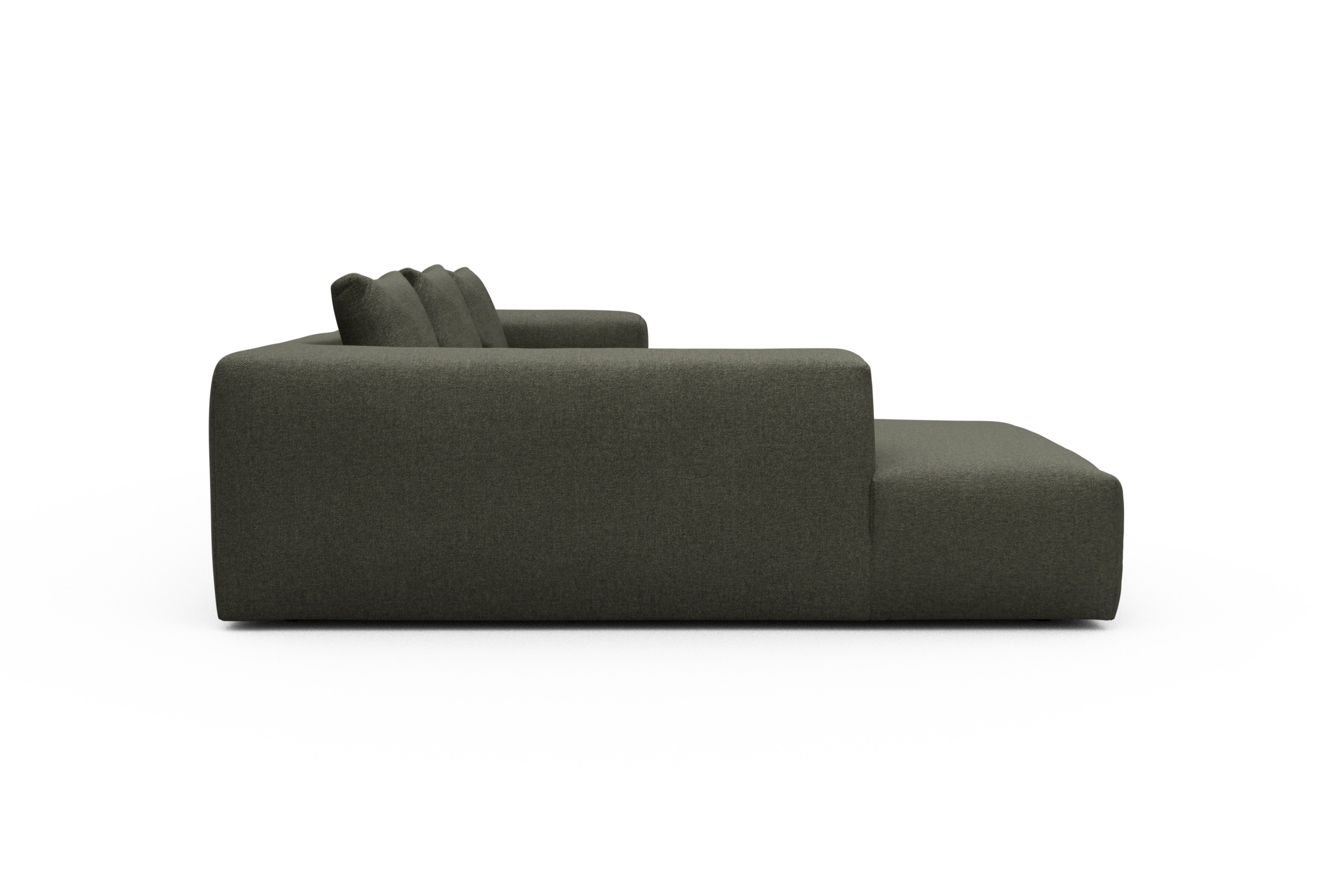 Ecksofa Fred Relax-Ecke links mit 2,5-Sitzer Sama-Winter-Moss