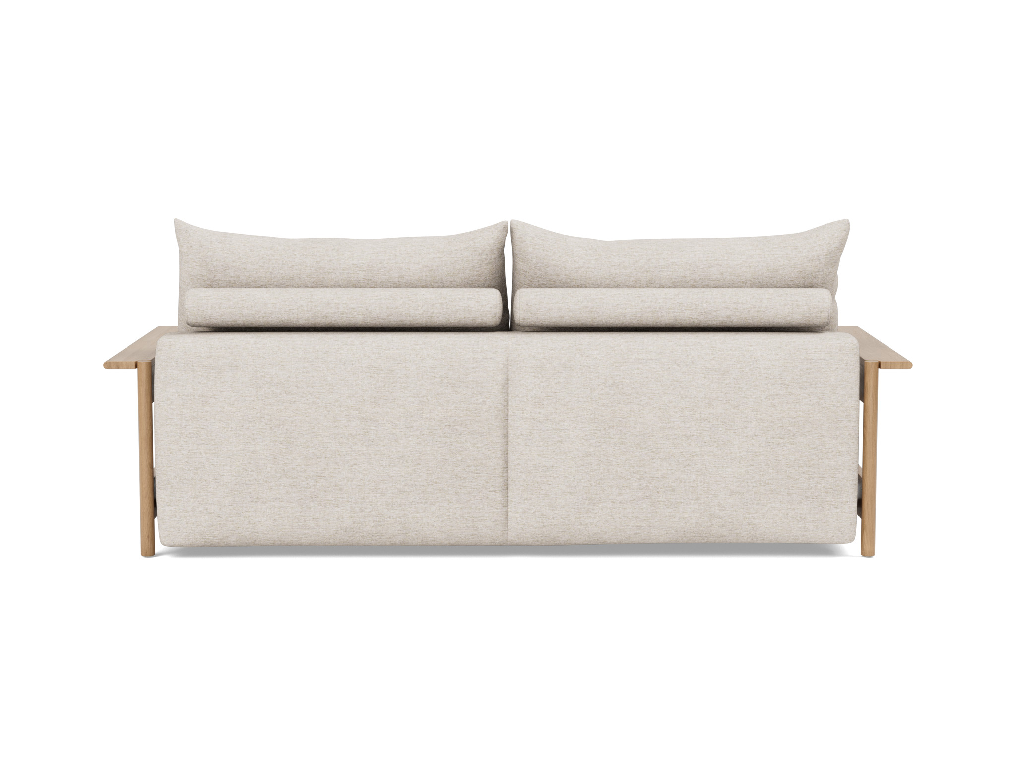 Schlafsofa Malloy Wood Chenille Yuveno 470-Natural