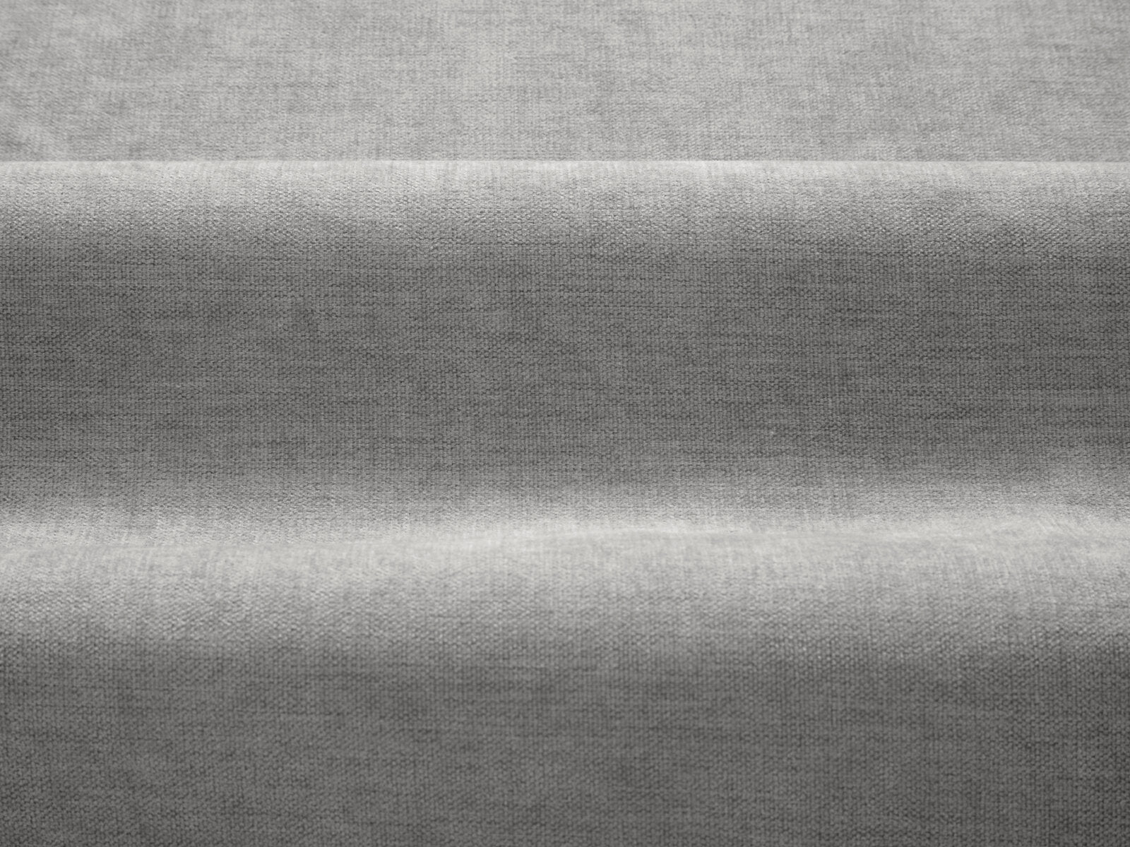Micadoni Ada Sofa 3-Sitzer Strukturierter Stoff Wind Hellgrau