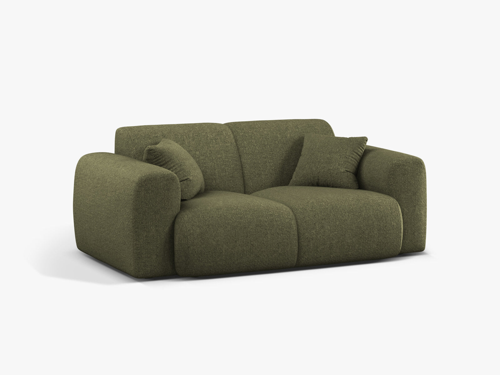 Micadoni Sofa Molino 2-Sitzer Chenille Eden Grün