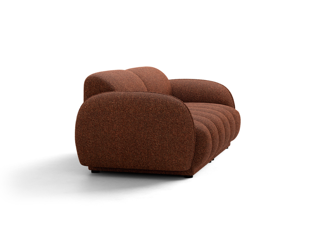 Cosmopolitan Design Sofa Bilbao 3-Sitzer Boucle Miles Terrakotta
