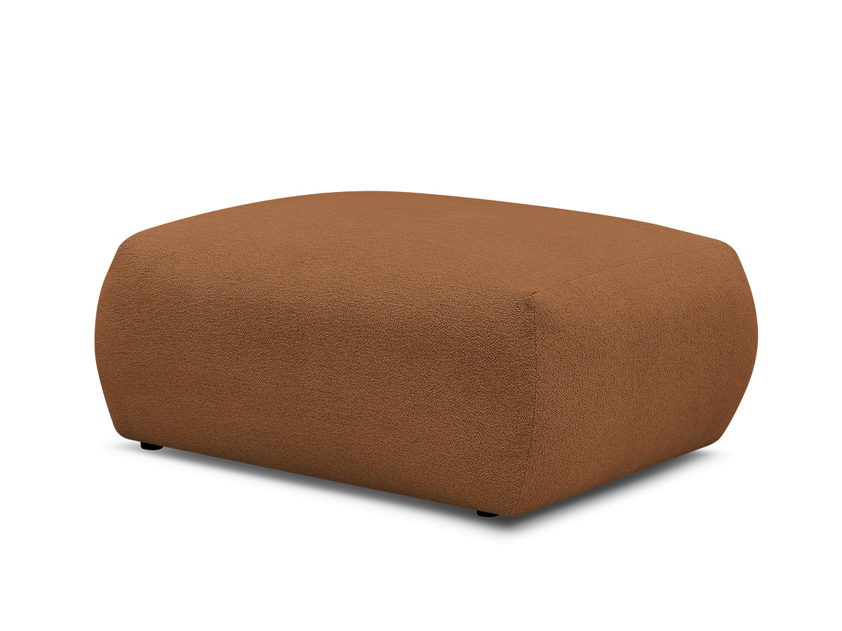 Bobochic Voltaire Pouf 106 × 90 cm Melange-Stoff Orange