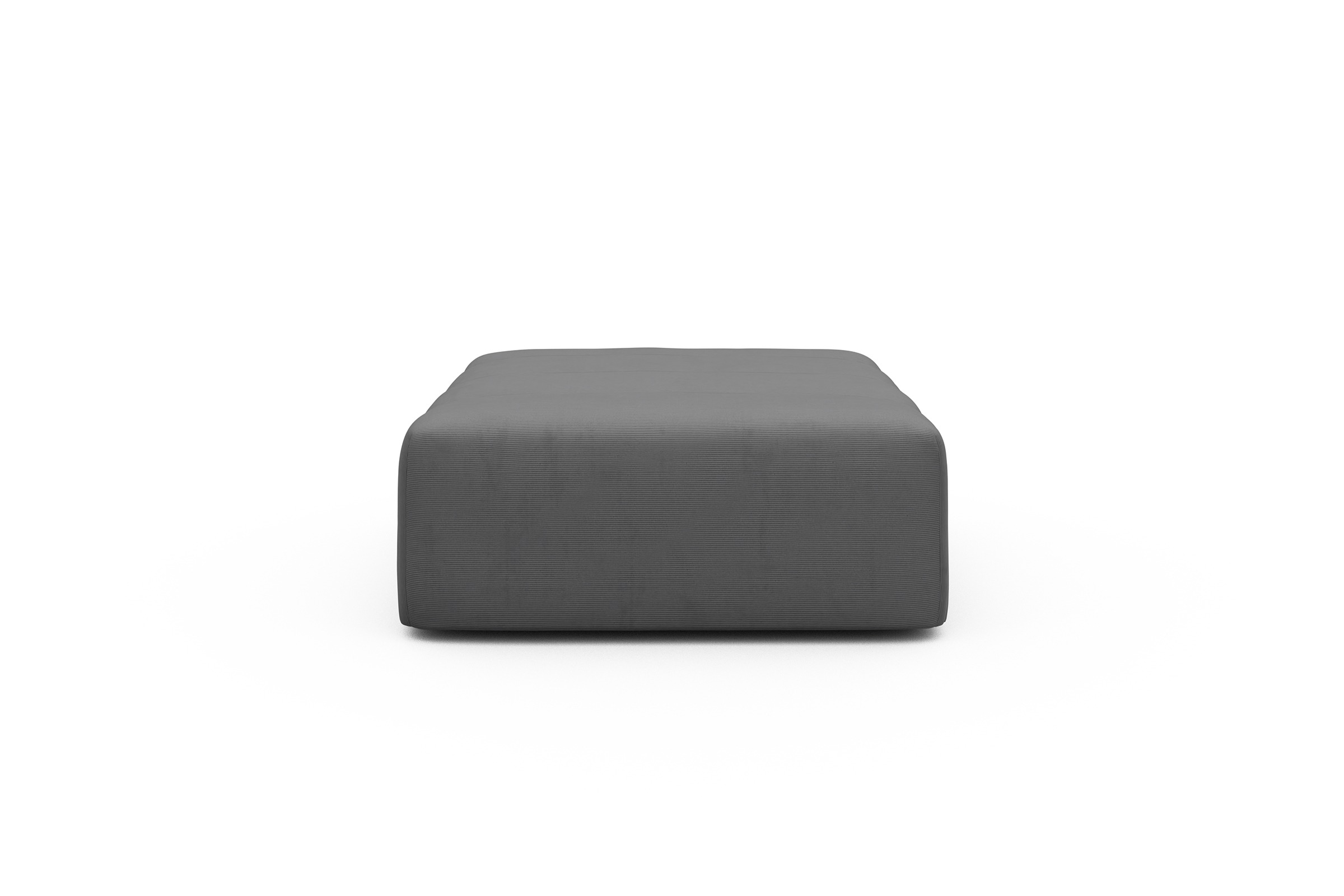Sitzhocker Hugo Ottomane Cordufine-Grey