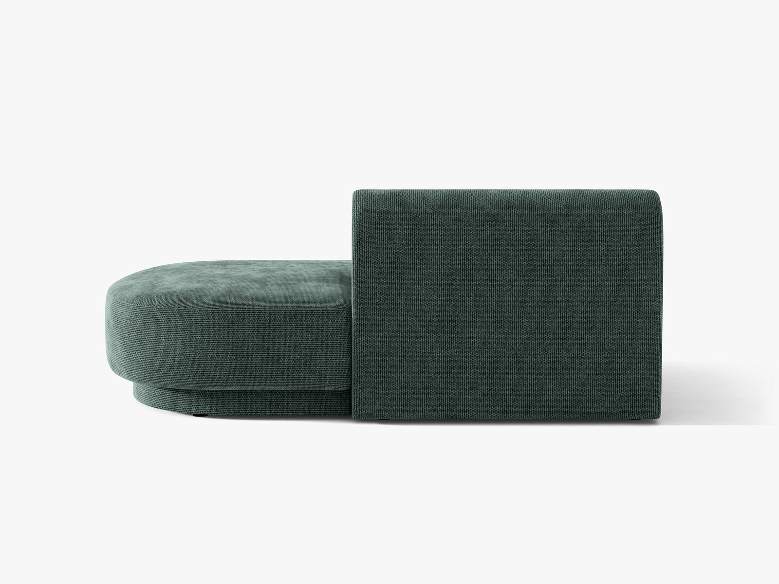 Micadoni 2-Sitzer Sitzmodul offen Miley Rechts Chenille Haga Petrol