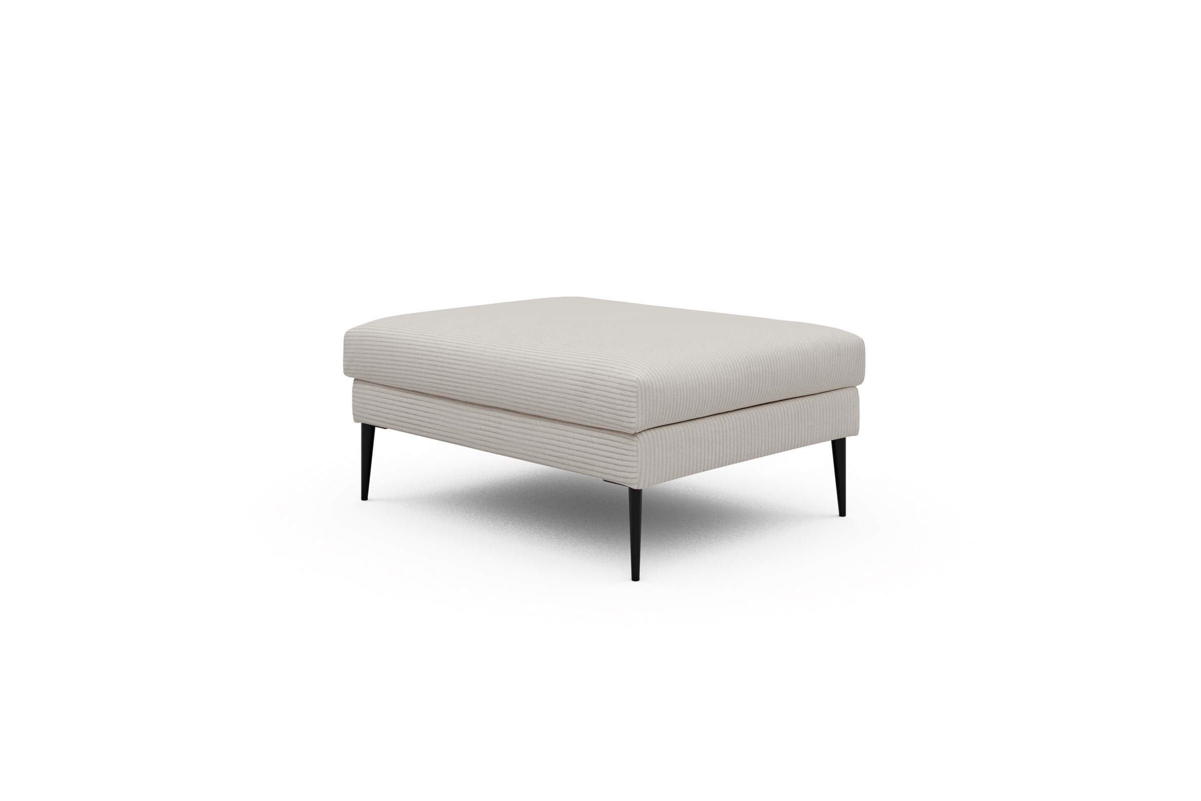 Sitzhocker Paul Corduroy-Ivory