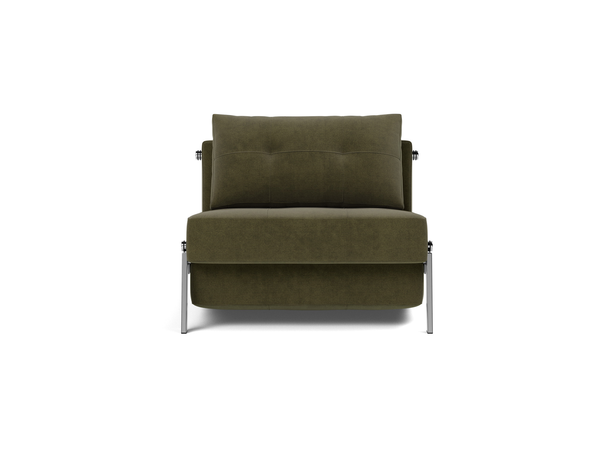 Schlafsessel Cubed 90 Kord Cordufine 316-Pine-Green Beine Chrom