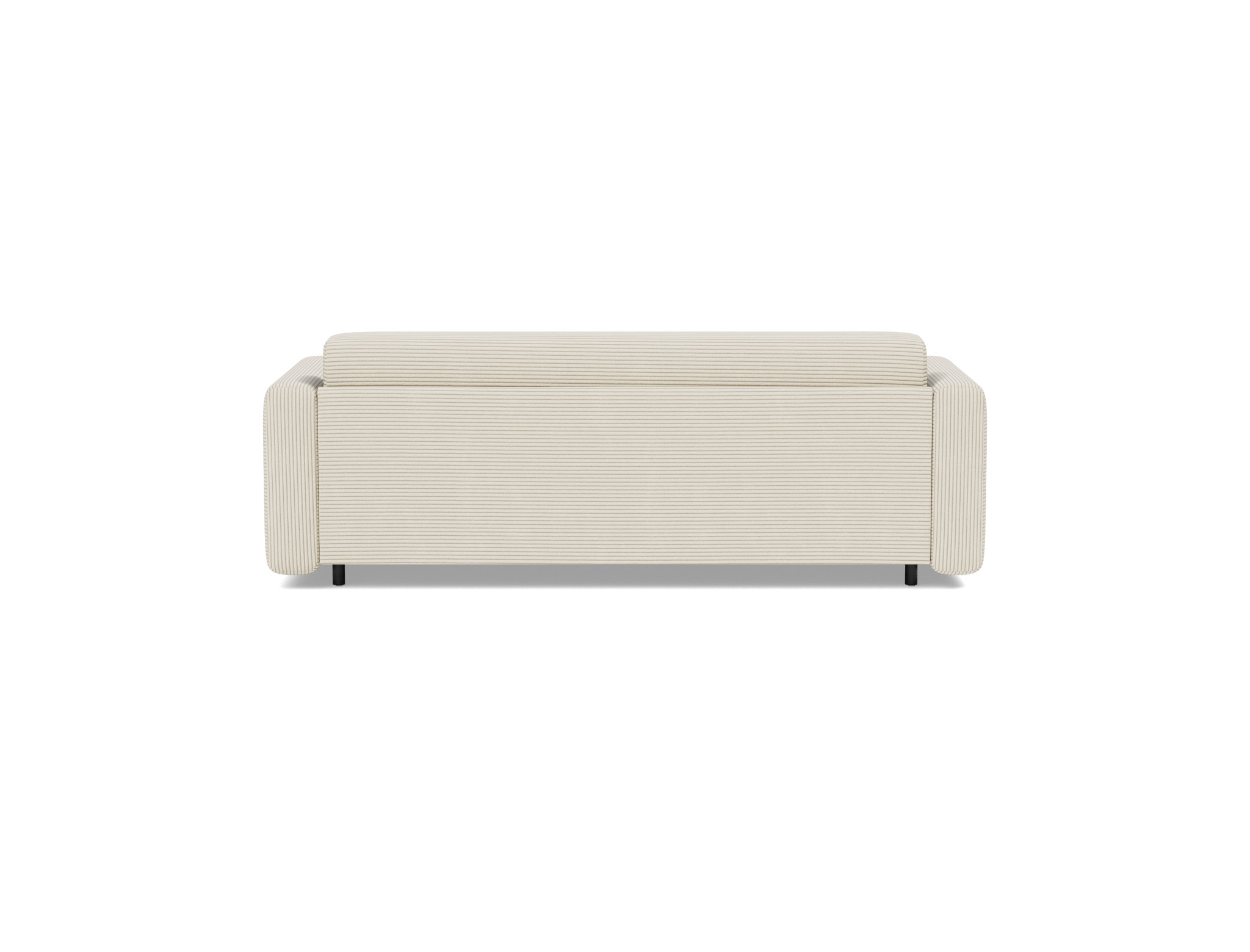 Schlafsofa Killian mit Taschenfederkernmatratze 160 Kord Corduroy 594-Ivory
