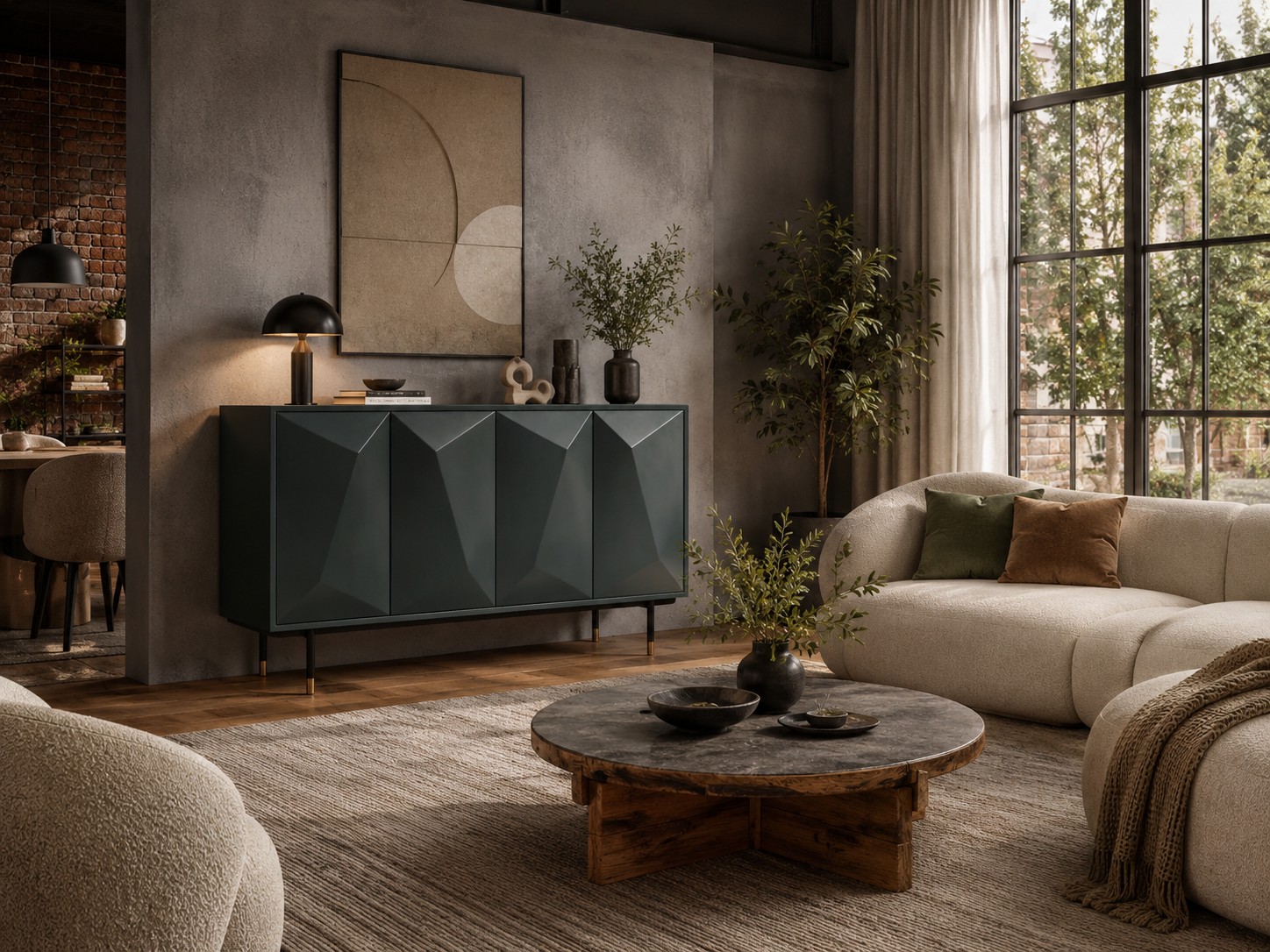 Livin Hill Sideboard Stilig Perlgrün