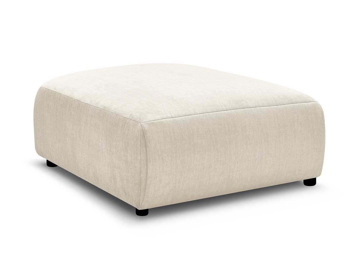 Bobochic Jana Pouf 94 × 114 cm Samt Beige