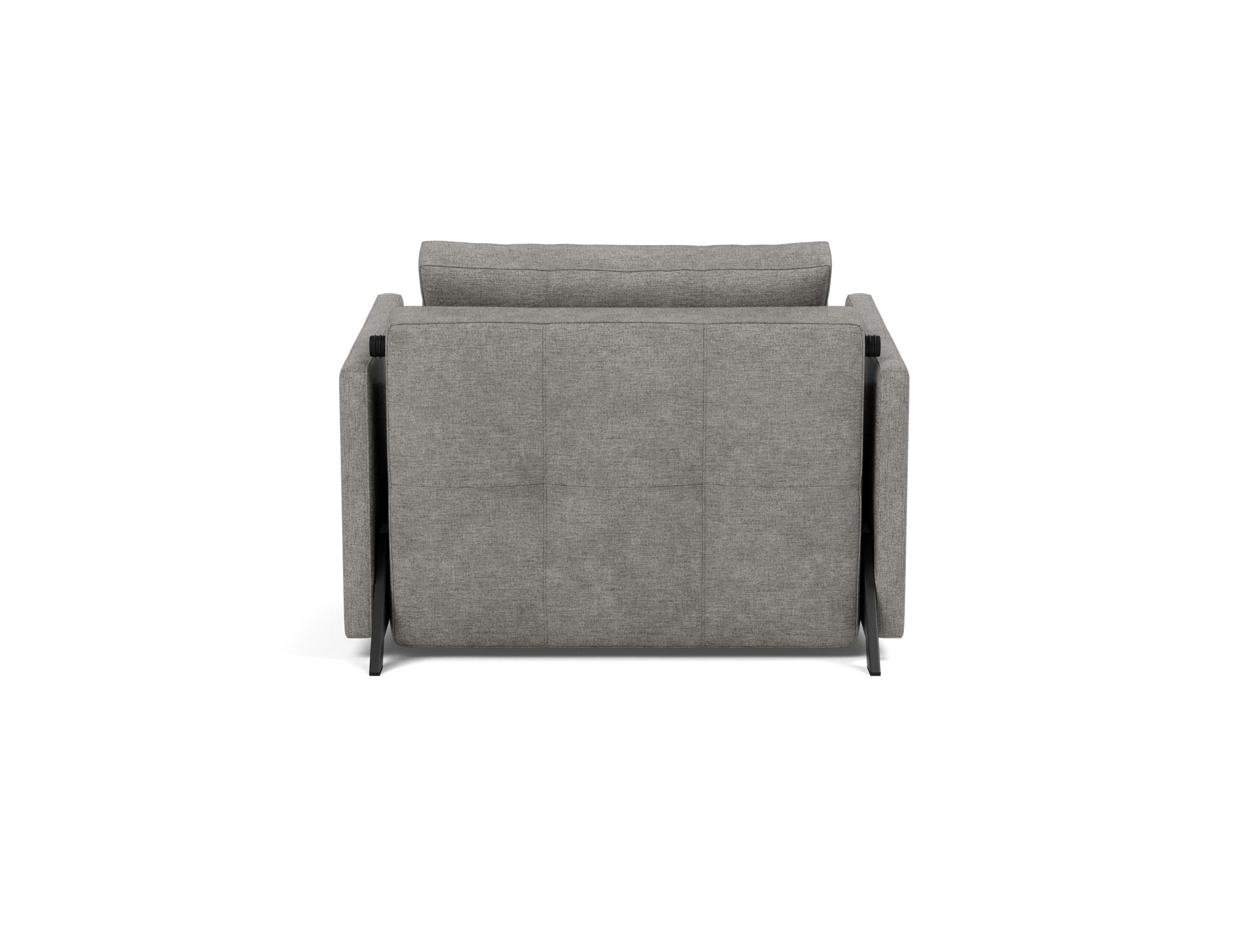 Schlafsessel Cubed 90 mit Armlehnen Flachgewebe Avella 282-Warm-Grey