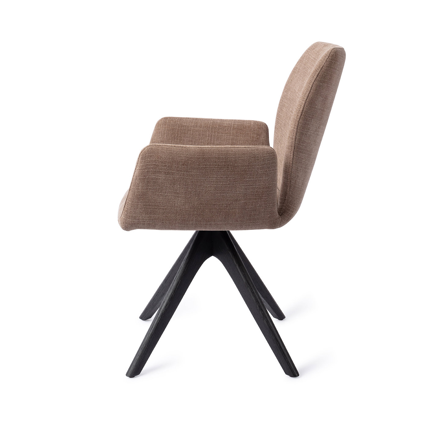 Jesper Home Esszimmerstuhl Misaki Mocha Mist Revolve Eiche Schwarz