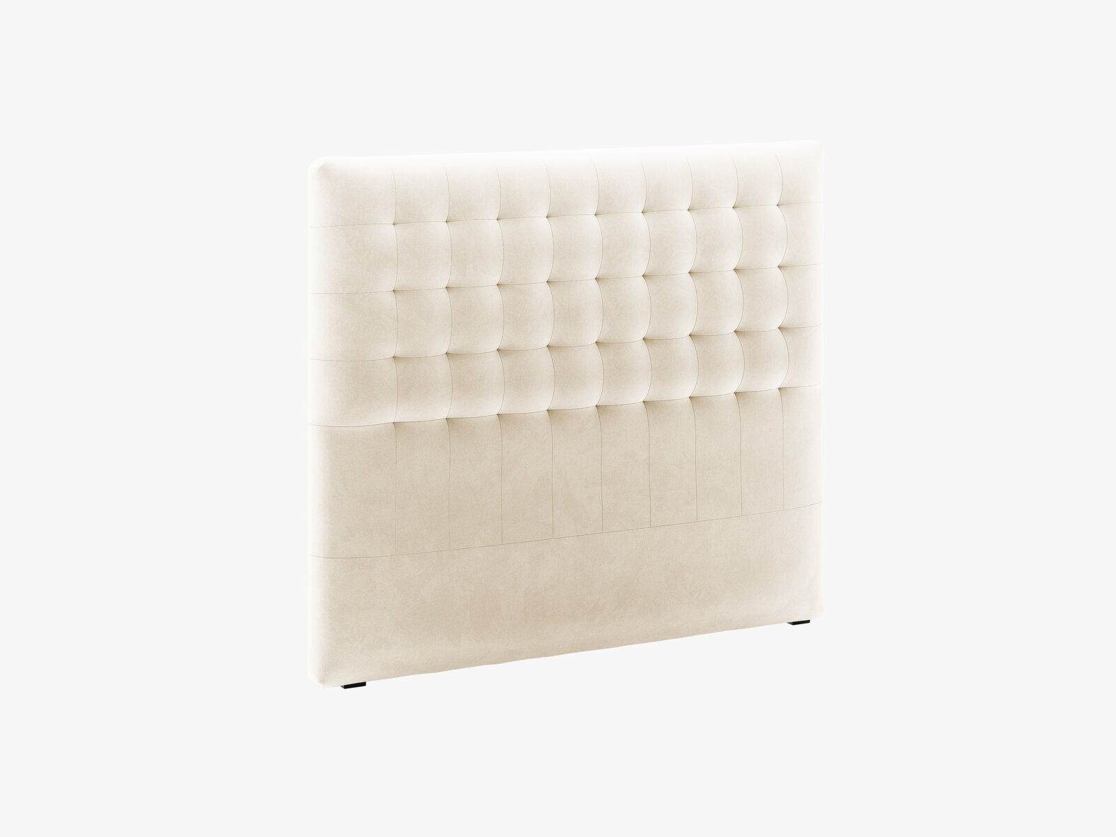 Micadoni Nova Samtiger Kopfteil 120 cm (H 120 cm) Samt Paris Beige 140x120