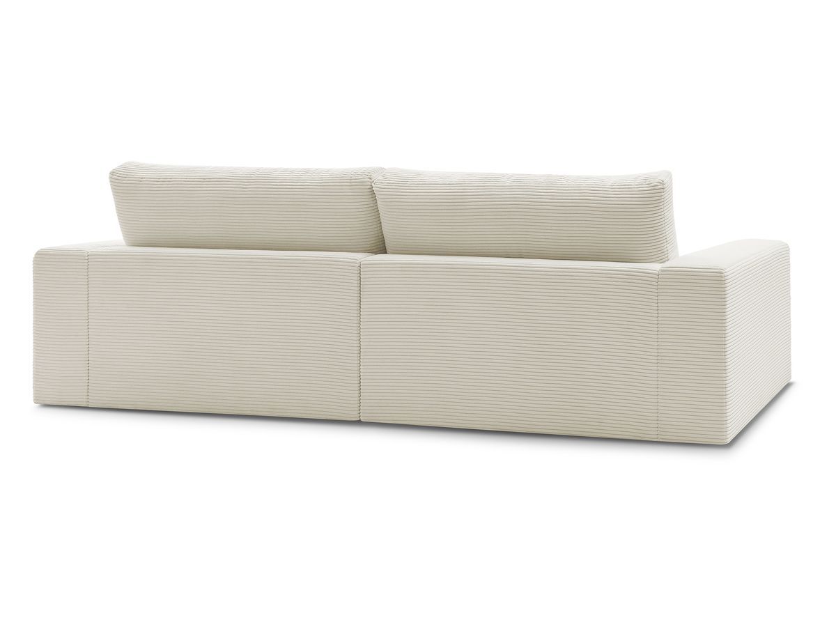 Bobochic Leonard Sofa 3-Sitzer 234 × 109 cm Cordsamt Beige