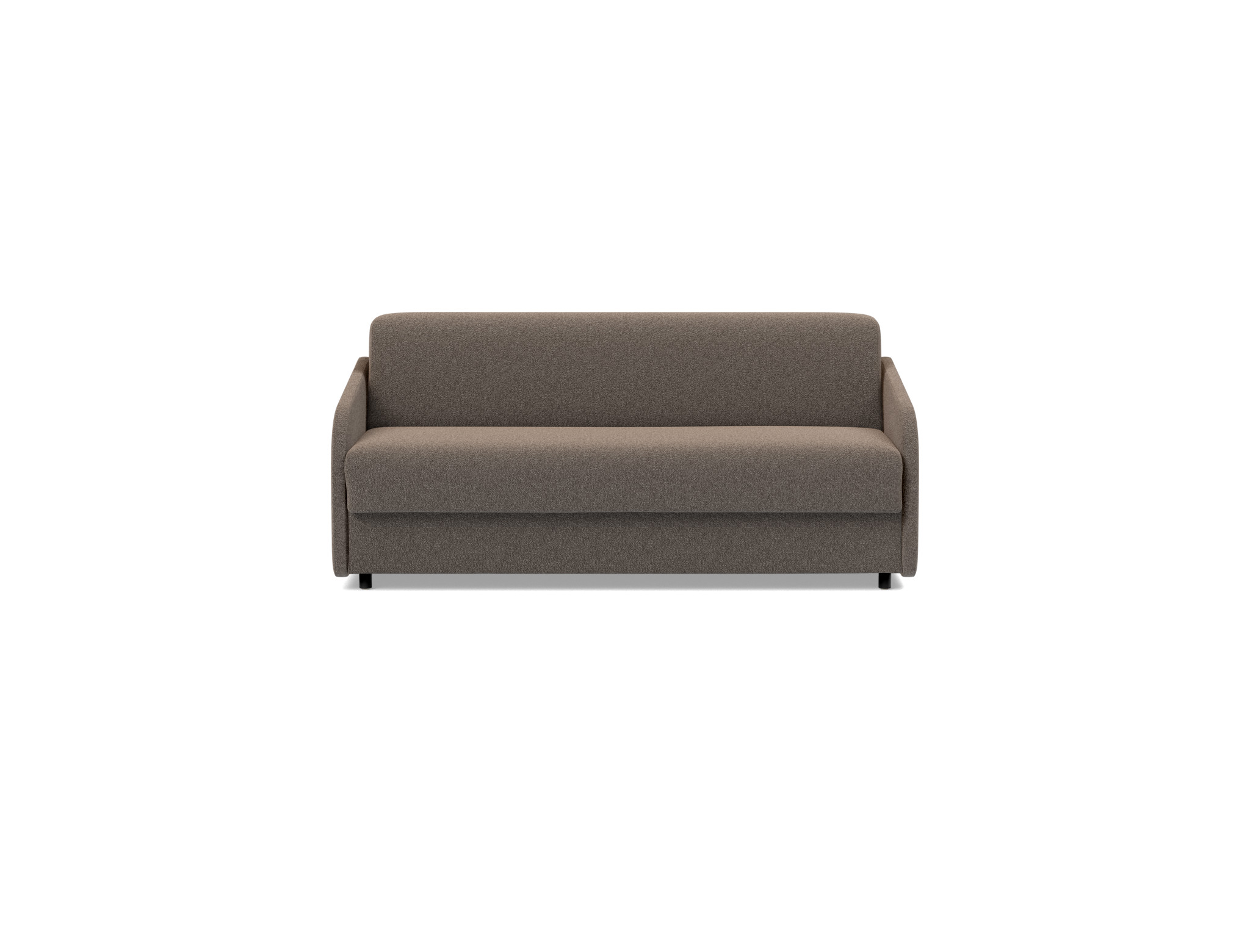Schlafsofa Eivor mit Taschenfederkernmatratze 140 Boucle Skandi 530-Taupe