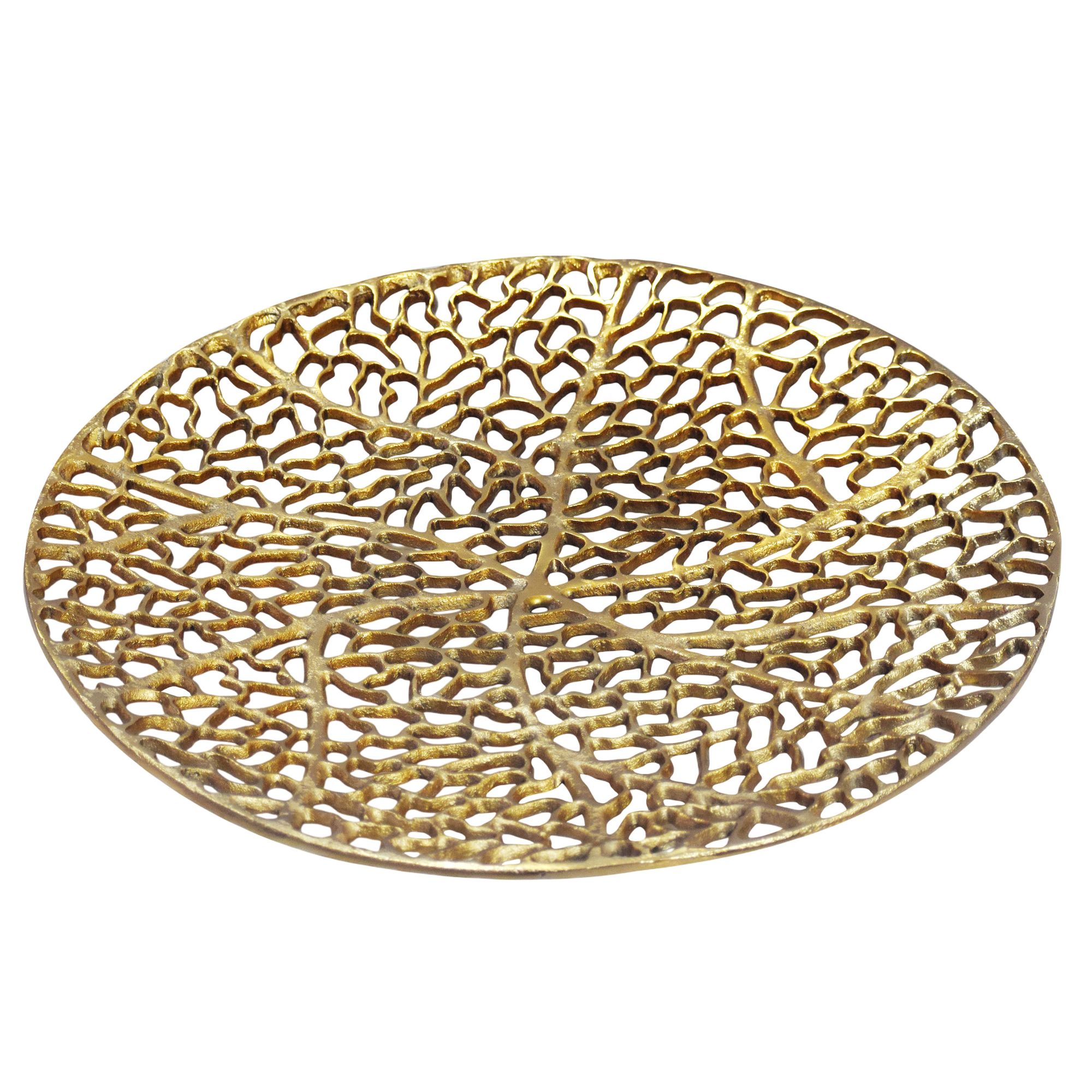 Dekoschale Lonevag Aluminium Gold Ø 44 cm