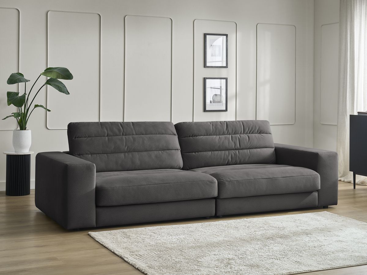 Bobochic Sierra Sofa 3-Sitzer Samt Schwarz