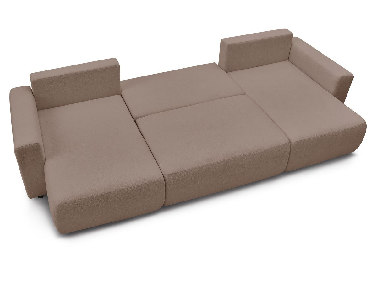 Bobochic Envy Wohnlandschaft Bouclé-Stoff Braun