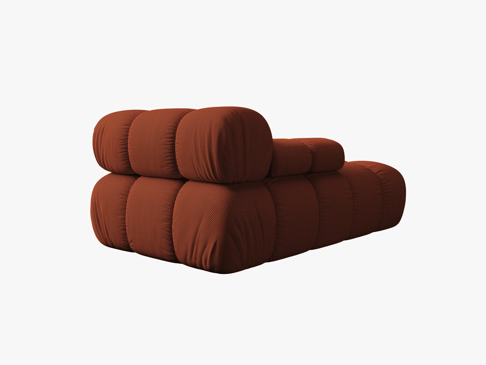 Micadoni Recamiere Bellis Links 3D-Stoff Sonic Ziegel