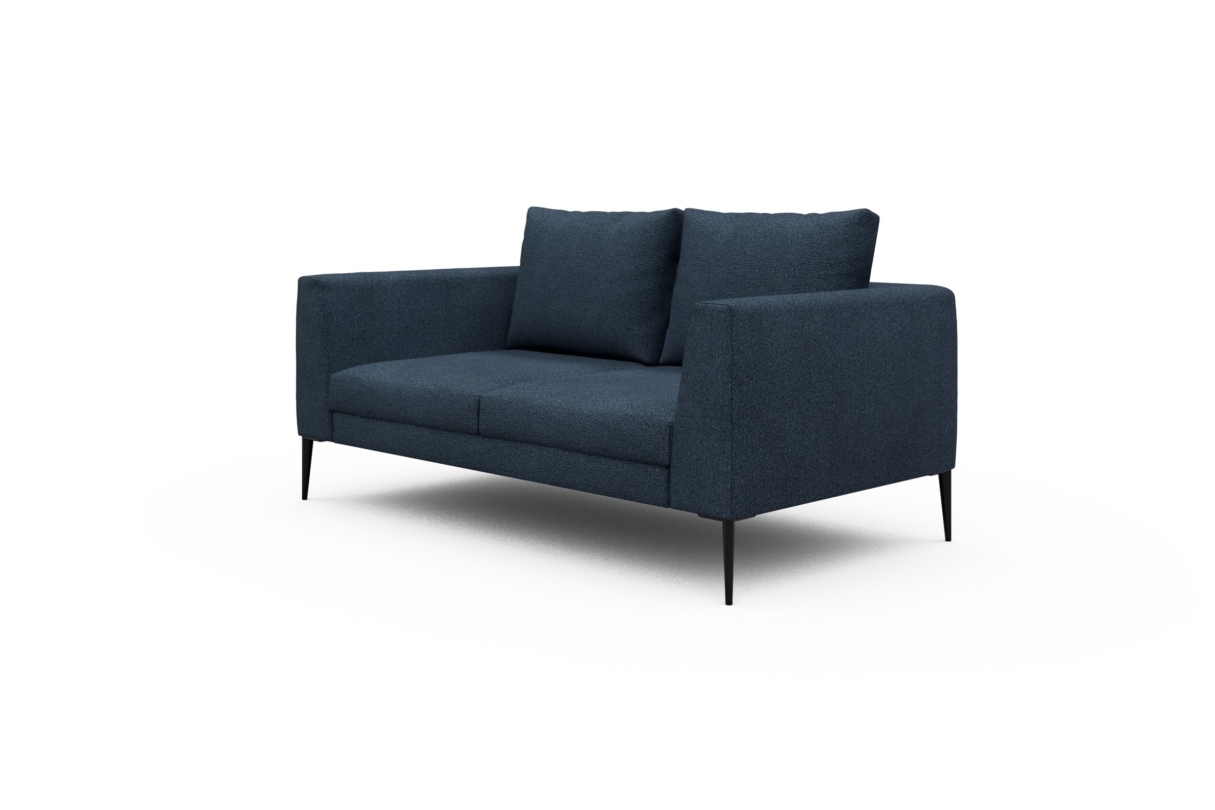 Sofa Paul 2-Sitzer Boucle-Blue