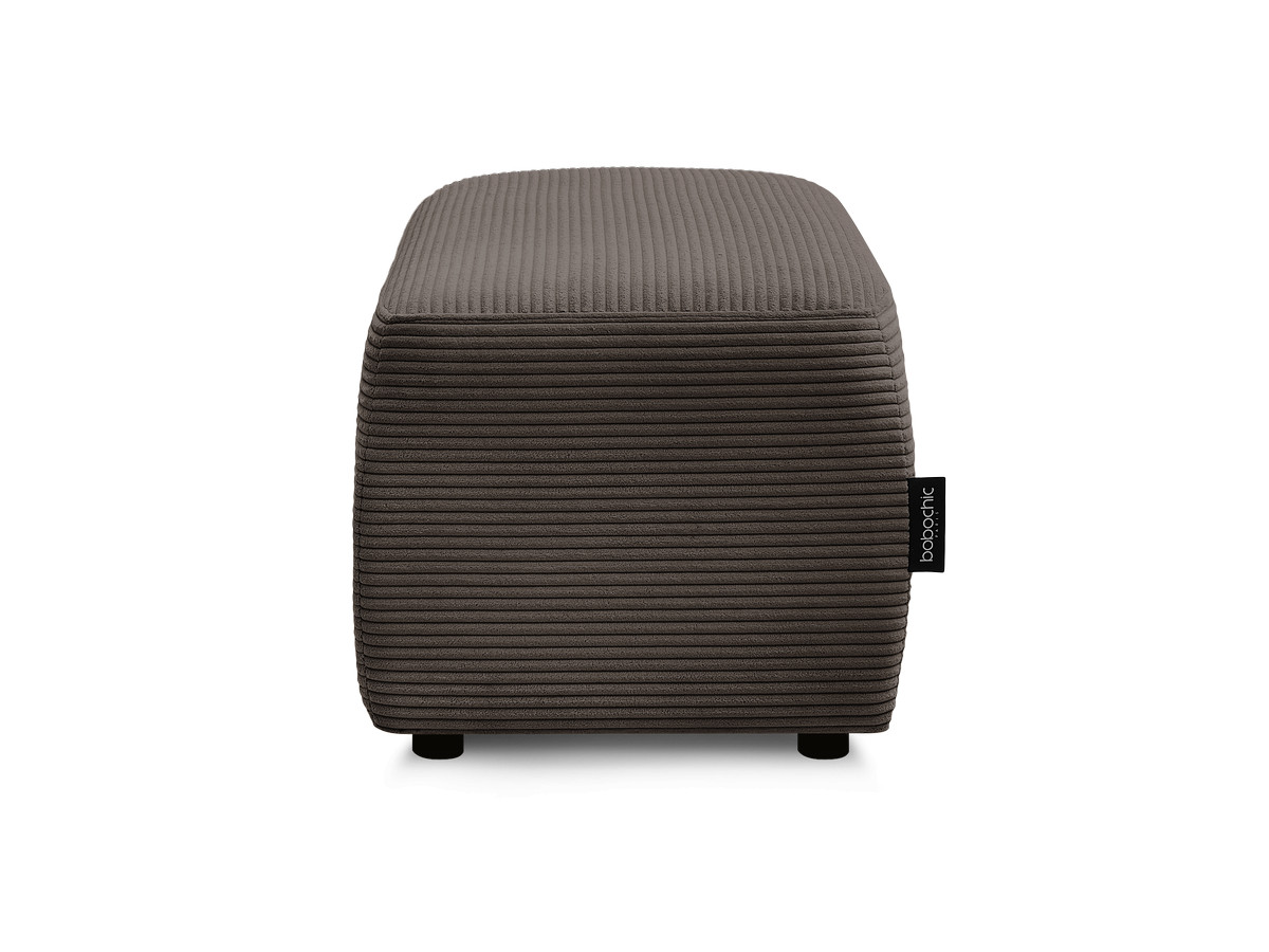 Bobochic Atilla Pouf Cordsamt Taupe