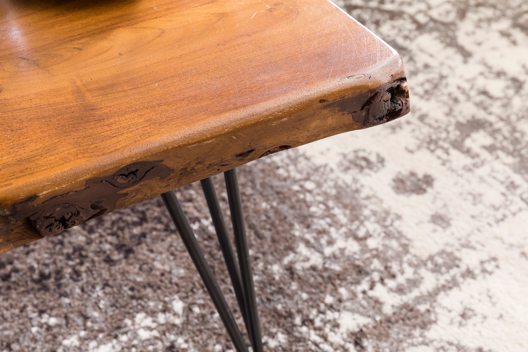 Couchtisch Ingaro Sheesham Massivholz 56 × 51 × 38 cm