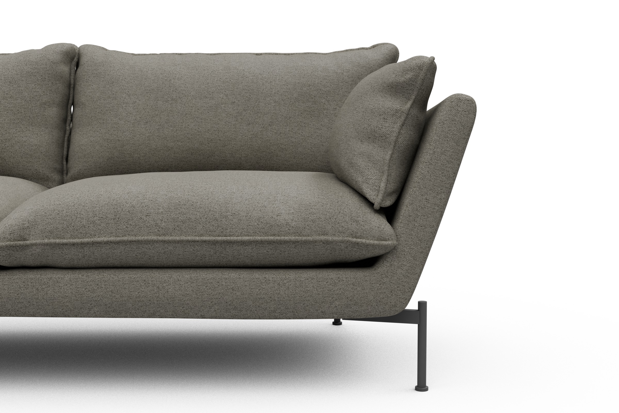 Sofa Anton PREMIUM 3-Sitzer Denari-Warm-Grey