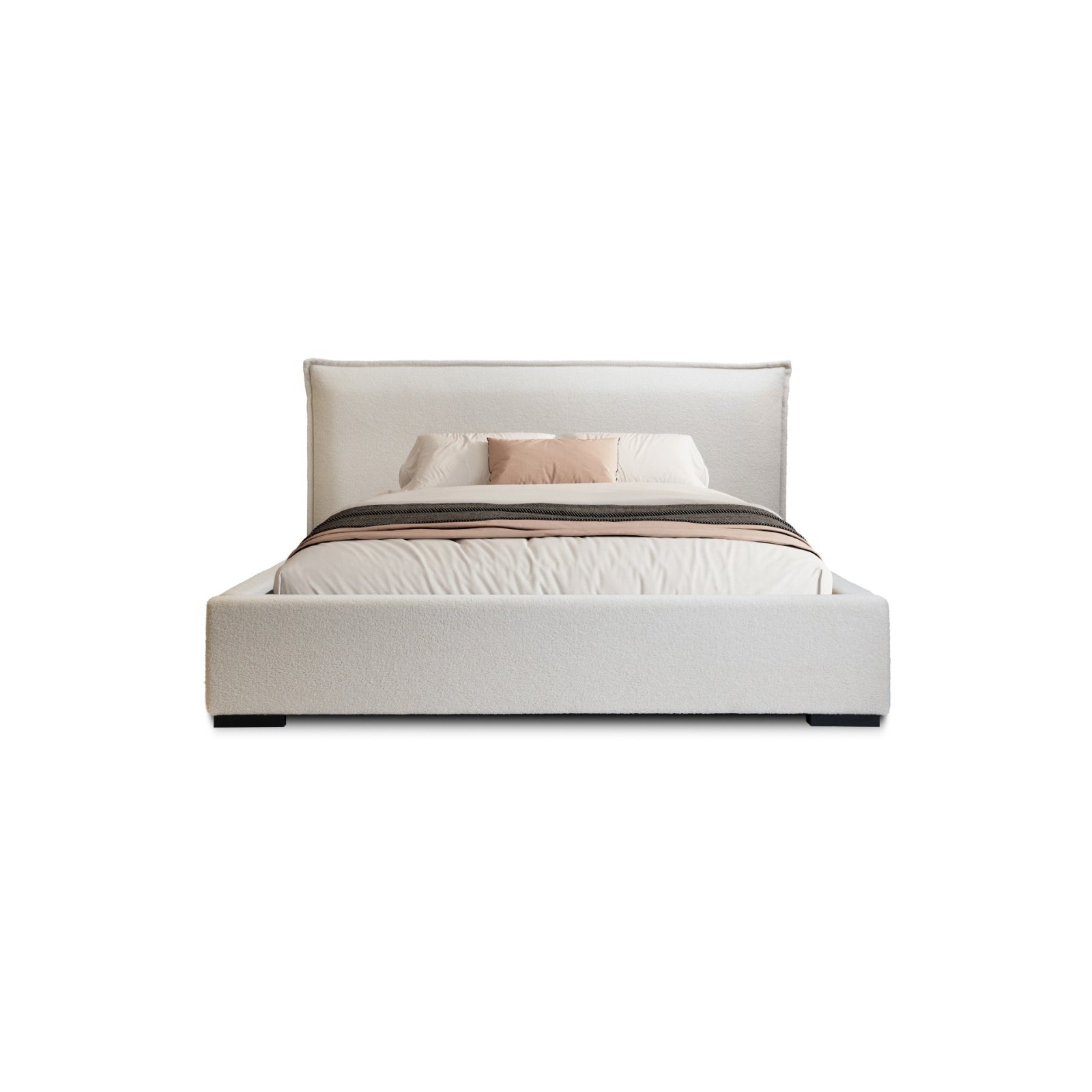 Polsterbett Renoa Boucle 160x200 mit Metallrahmen Quelle 03
